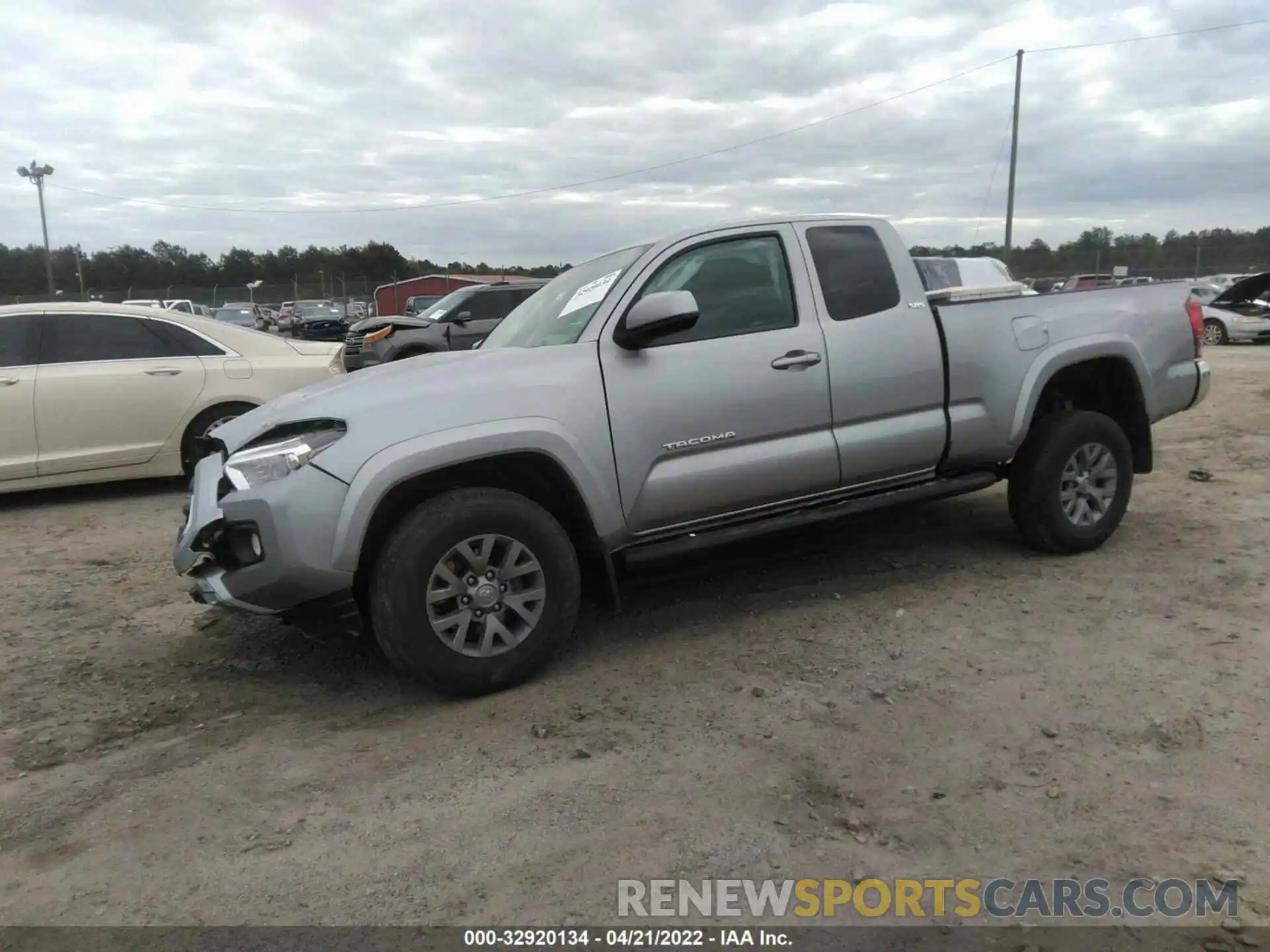 2 Photograph of a damaged car 5TFRX5GN0KX153621 TOYOTA TACOMA 2WD 2019