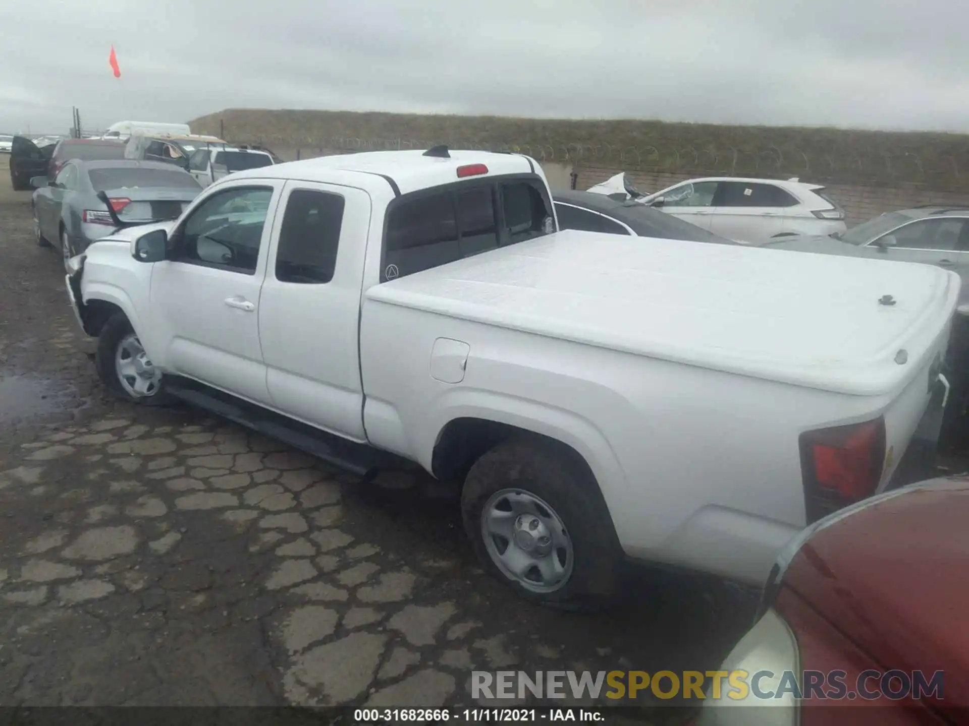 3 Photograph of a damaged car 5TFRX5GN1KX143647 TOYOTA TACOMA 2WD 2019