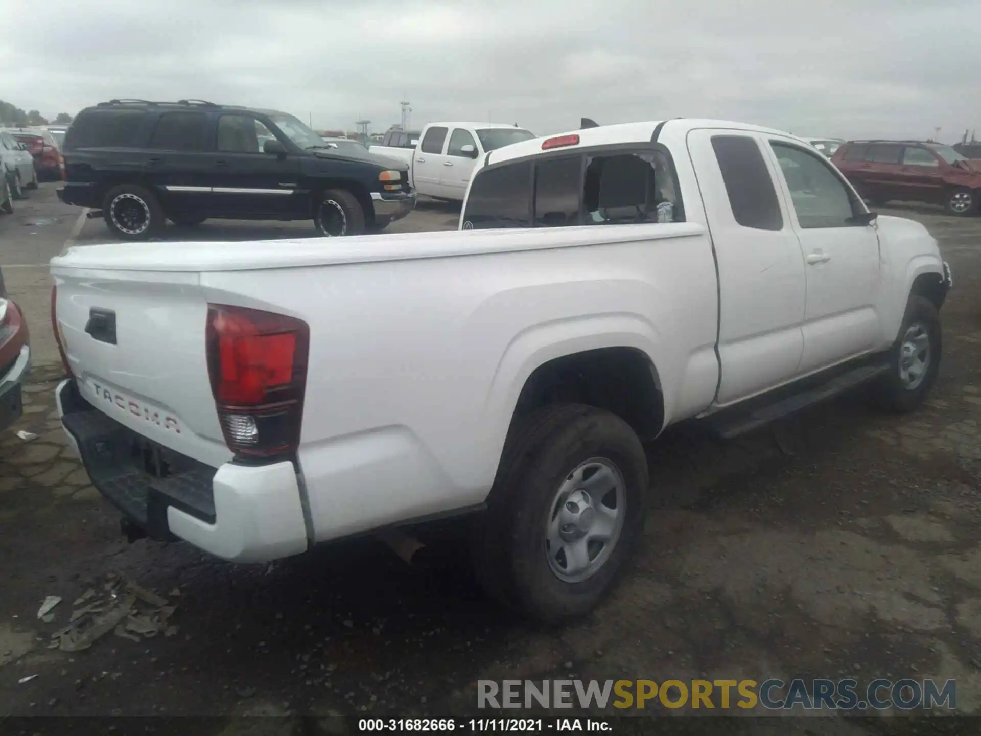 4 Photograph of a damaged car 5TFRX5GN1KX143647 TOYOTA TACOMA 2WD 2019