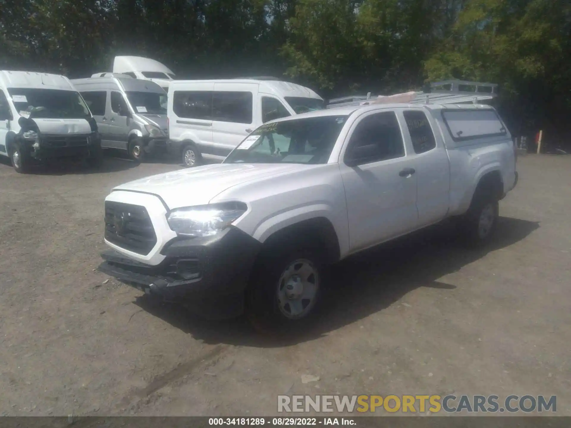 2 Фотография поврежденного автомобиля 5TFRX5GN1KX147648 TOYOTA TACOMA 2WD 2019