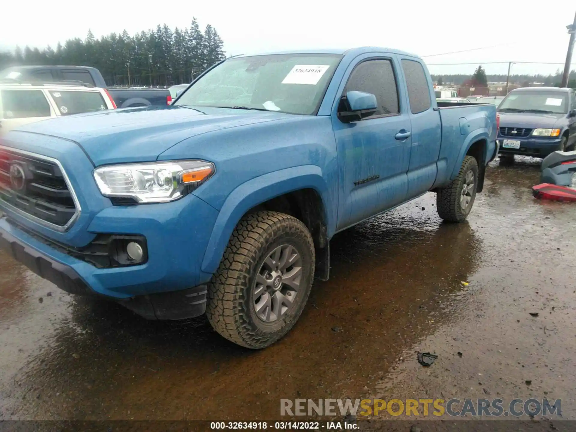 2 Photograph of a damaged car 5TFRX5GN1KX150243 TOYOTA TACOMA 2WD 2019