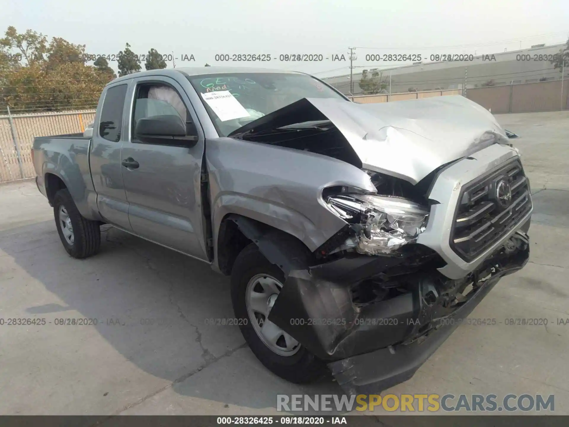 12 Photograph of a damaged car 5TFRX5GN1KX152106 TOYOTA TACOMA 2WD 2019