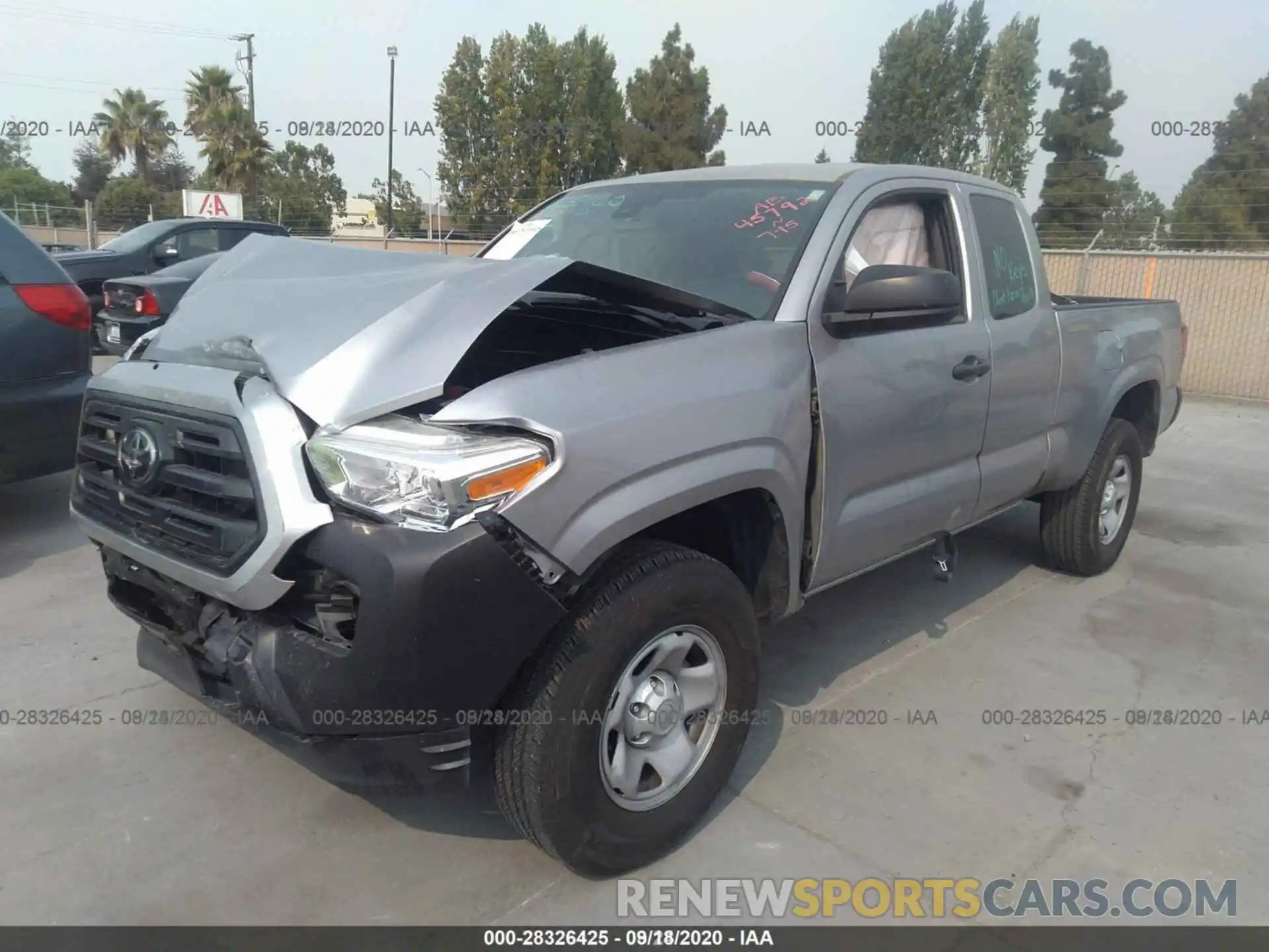 13 Фотография поврежденного автомобиля 5TFRX5GN1KX152106 TOYOTA TACOMA 2WD 2019