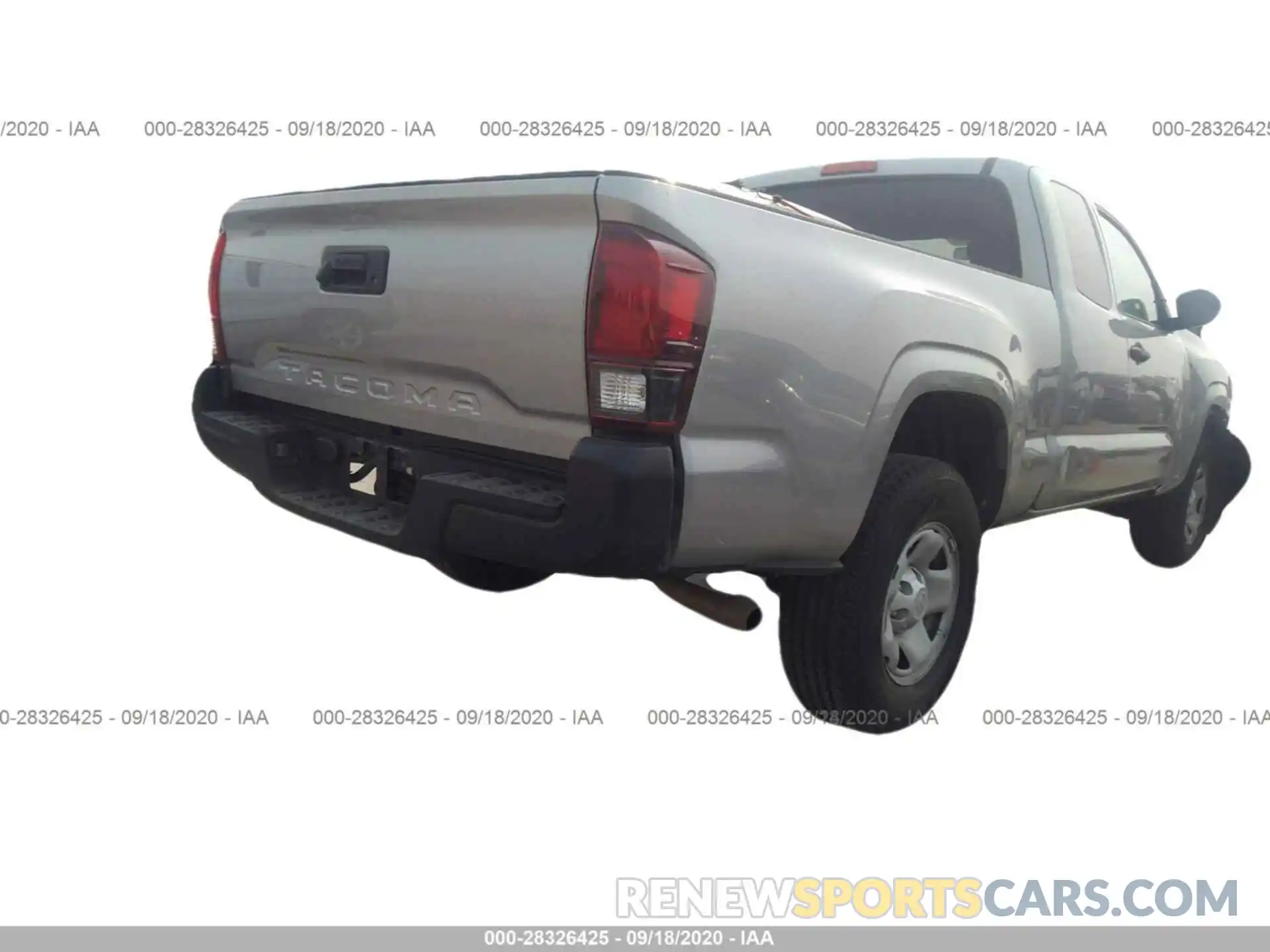 4 Фотография поврежденного автомобиля 5TFRX5GN1KX152106 TOYOTA TACOMA 2WD 2019