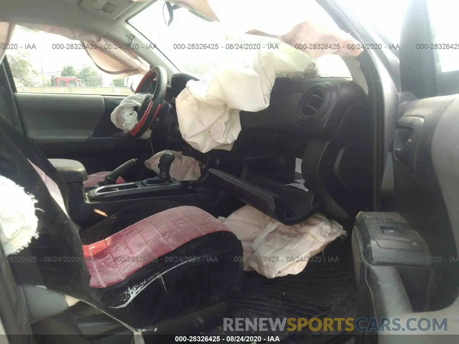 5 Photograph of a damaged car 5TFRX5GN1KX152106 TOYOTA TACOMA 2WD 2019