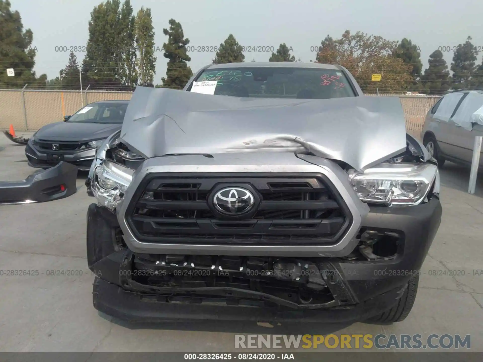 6 Фотография поврежденного автомобиля 5TFRX5GN1KX152106 TOYOTA TACOMA 2WD 2019