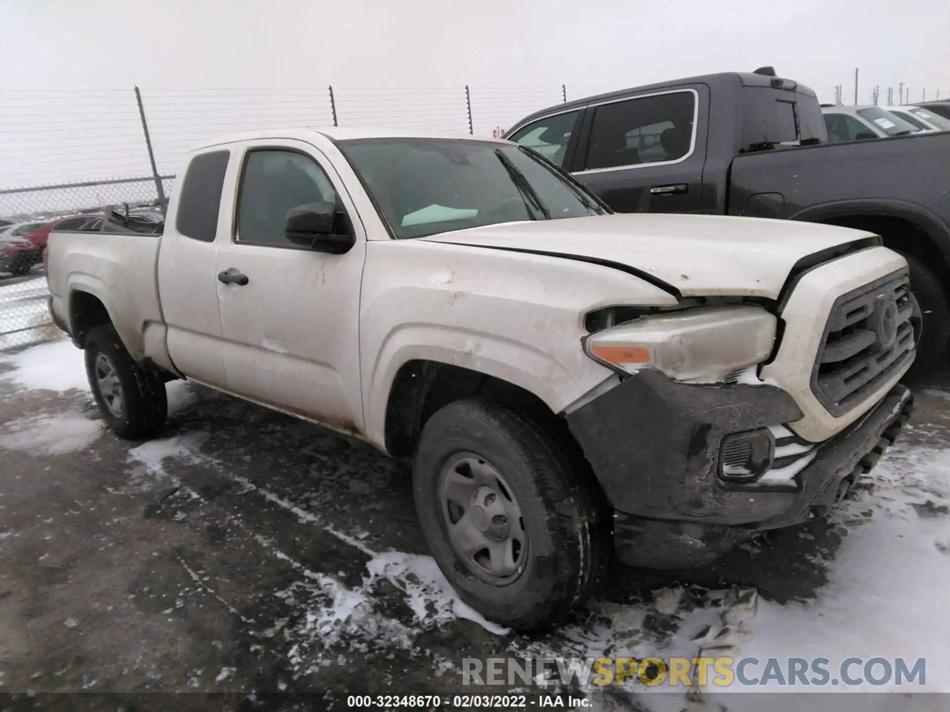 1 Photograph of a damaged car 5TFRX5GN1KX159282 TOYOTA TACOMA 2WD 2019