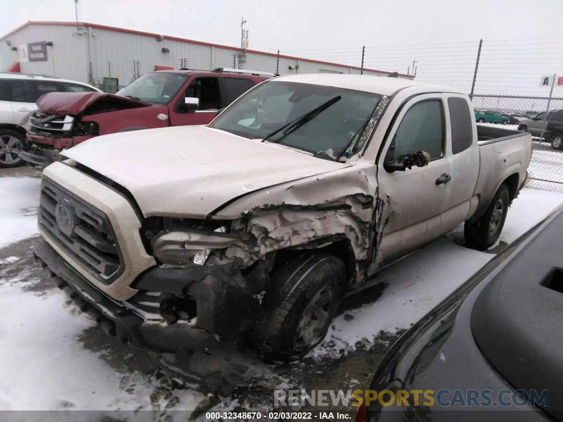 2 Photograph of a damaged car 5TFRX5GN1KX159282 TOYOTA TACOMA 2WD 2019