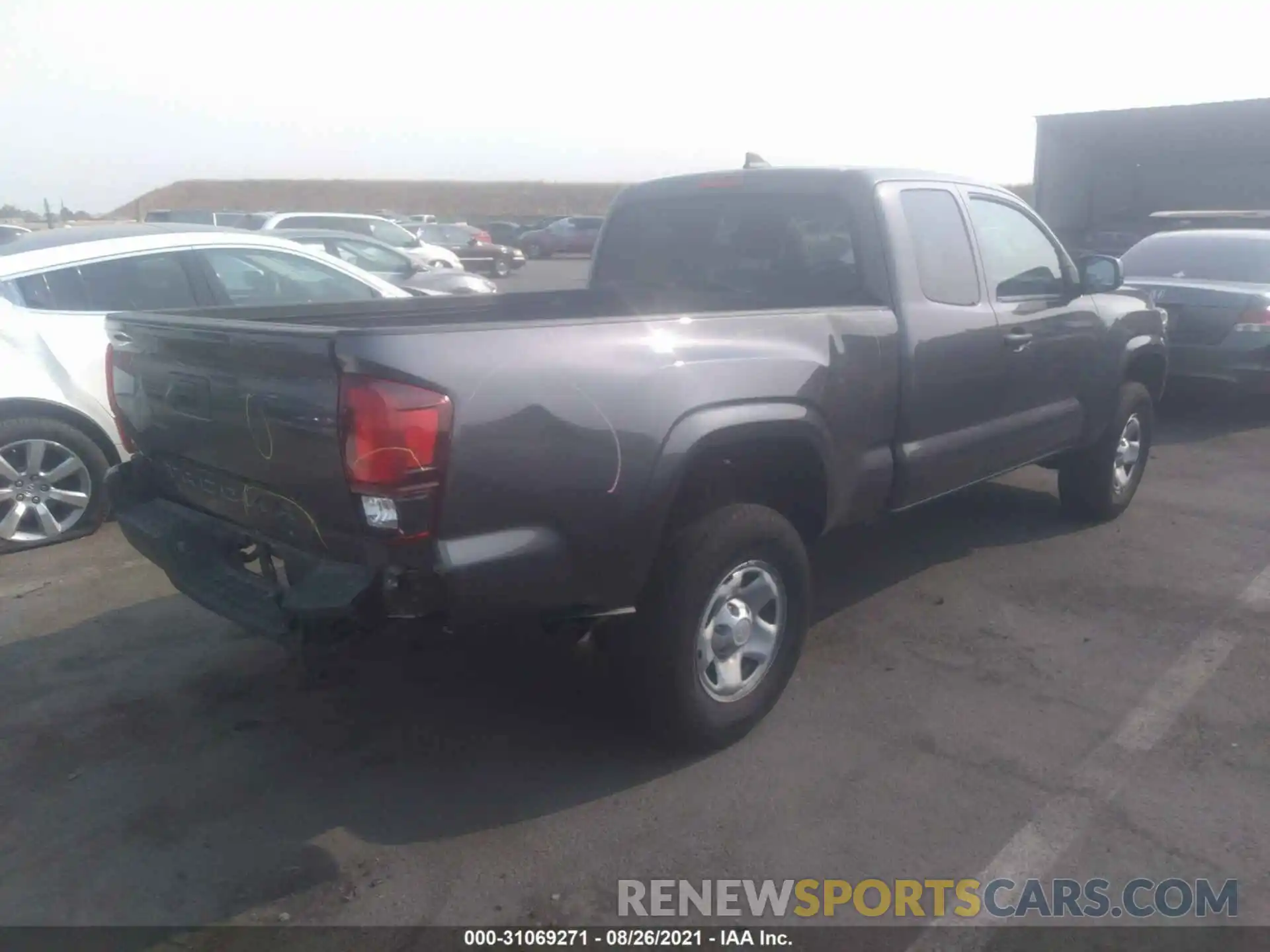 4 Photograph of a damaged car 5TFRX5GN1KX159878 TOYOTA TACOMA 2WD 2019