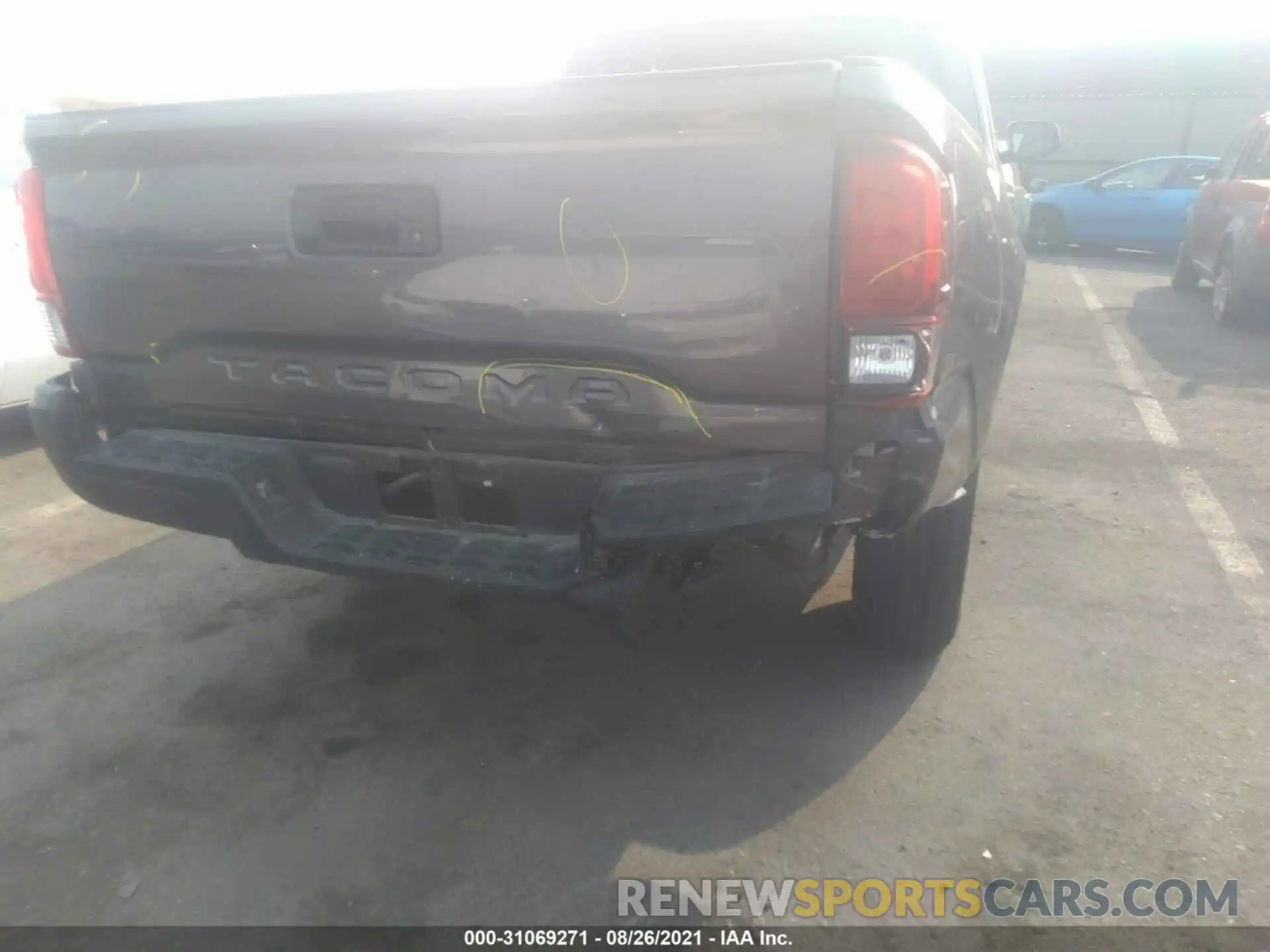 6 Фотография поврежденного автомобиля 5TFRX5GN1KX159878 TOYOTA TACOMA 2WD 2019