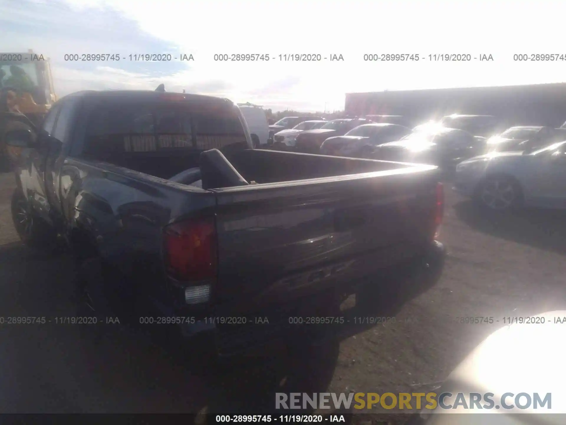 3 Photograph of a damaged car 5TFRX5GN1KX161274 TOYOTA TACOMA 2WD 2019