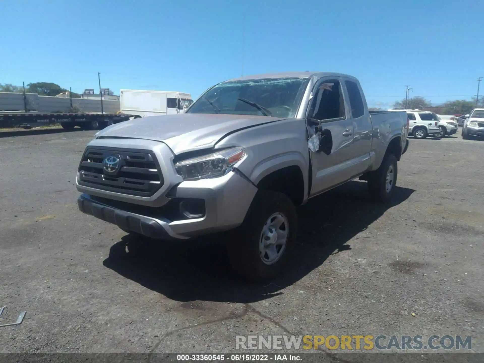 2 Photograph of a damaged car 5TFRX5GN2KX146329 TOYOTA TACOMA 2WD 2019