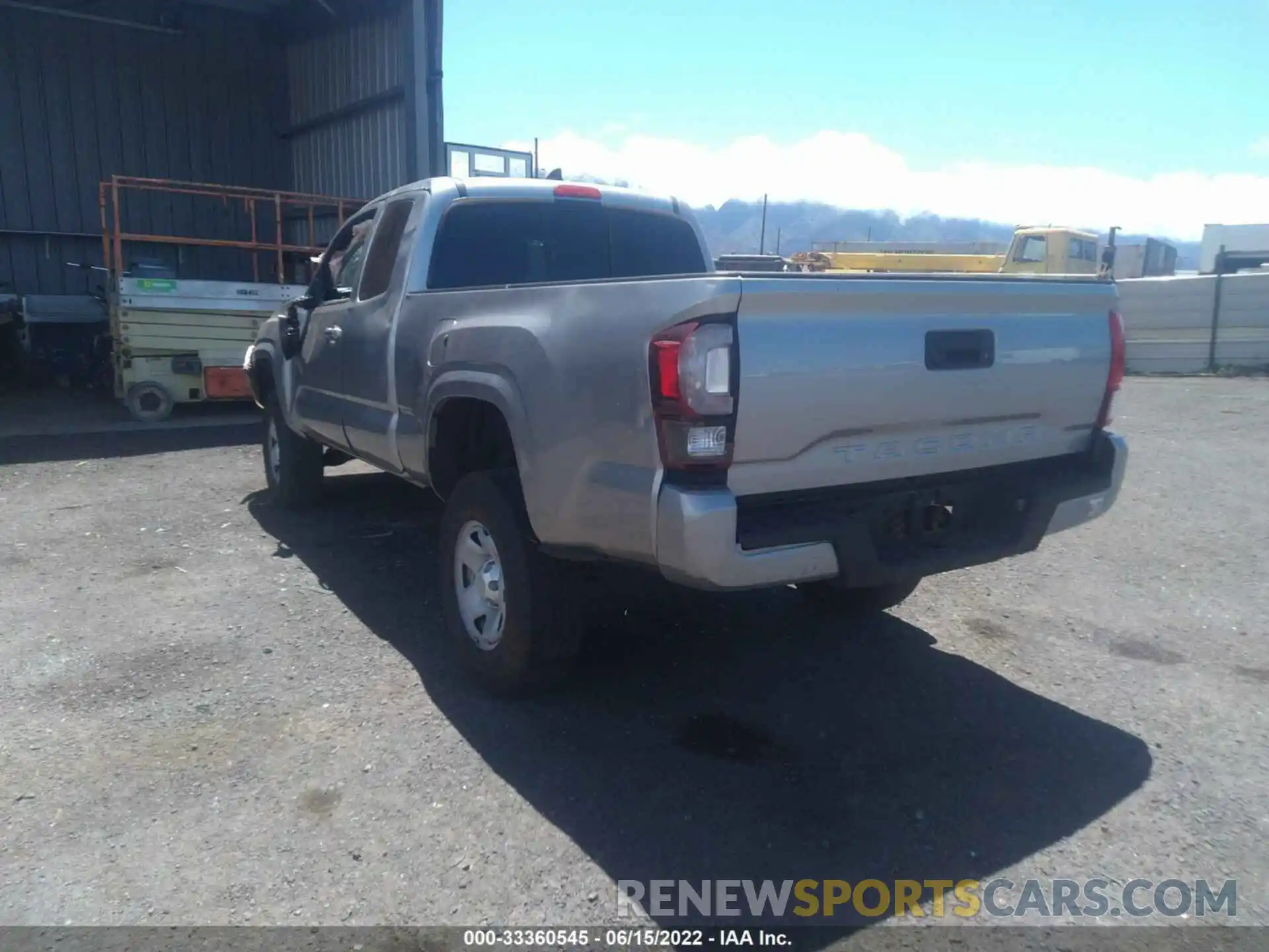 3 Photograph of a damaged car 5TFRX5GN2KX146329 TOYOTA TACOMA 2WD 2019