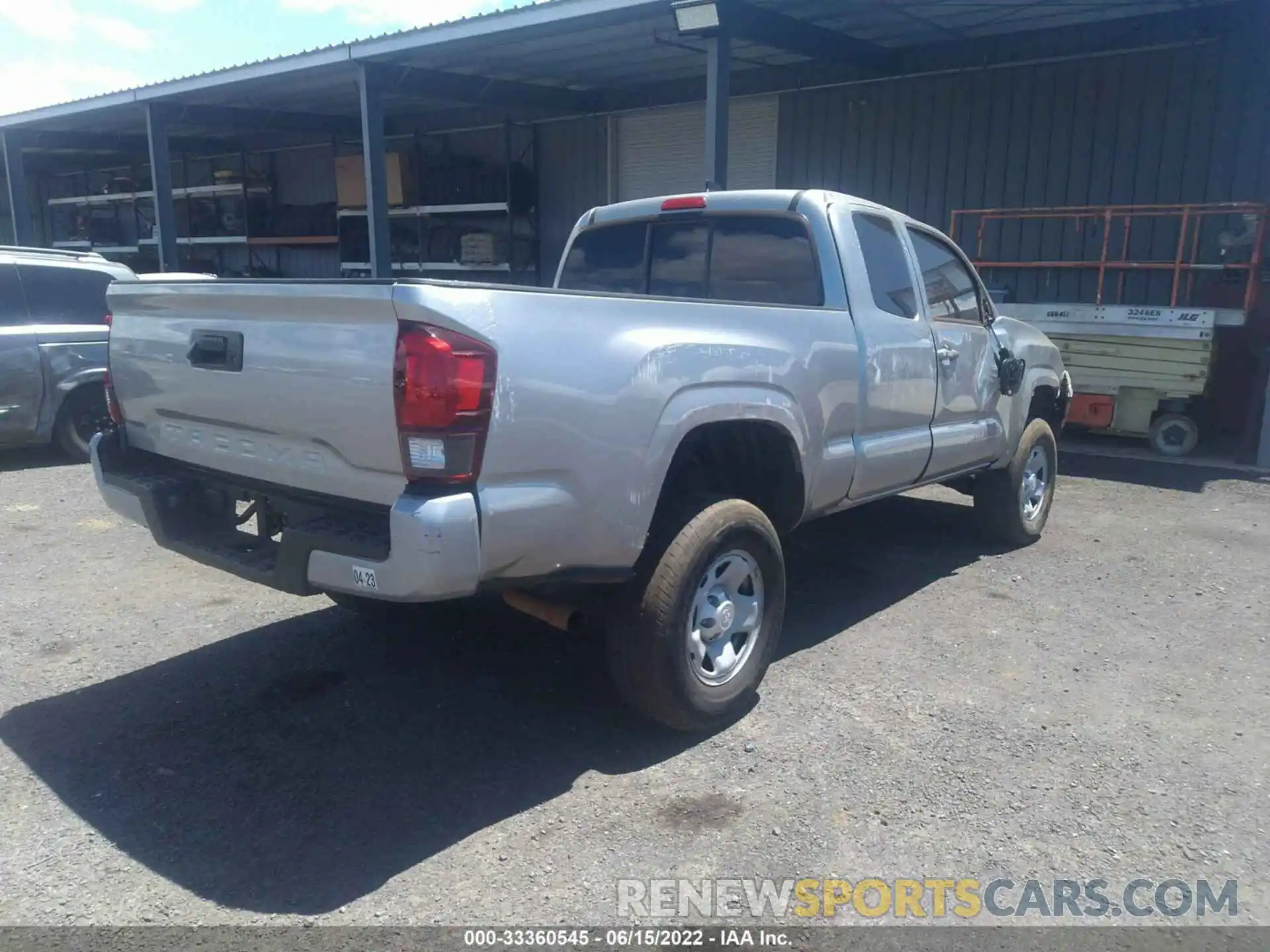 4 Photograph of a damaged car 5TFRX5GN2KX146329 TOYOTA TACOMA 2WD 2019