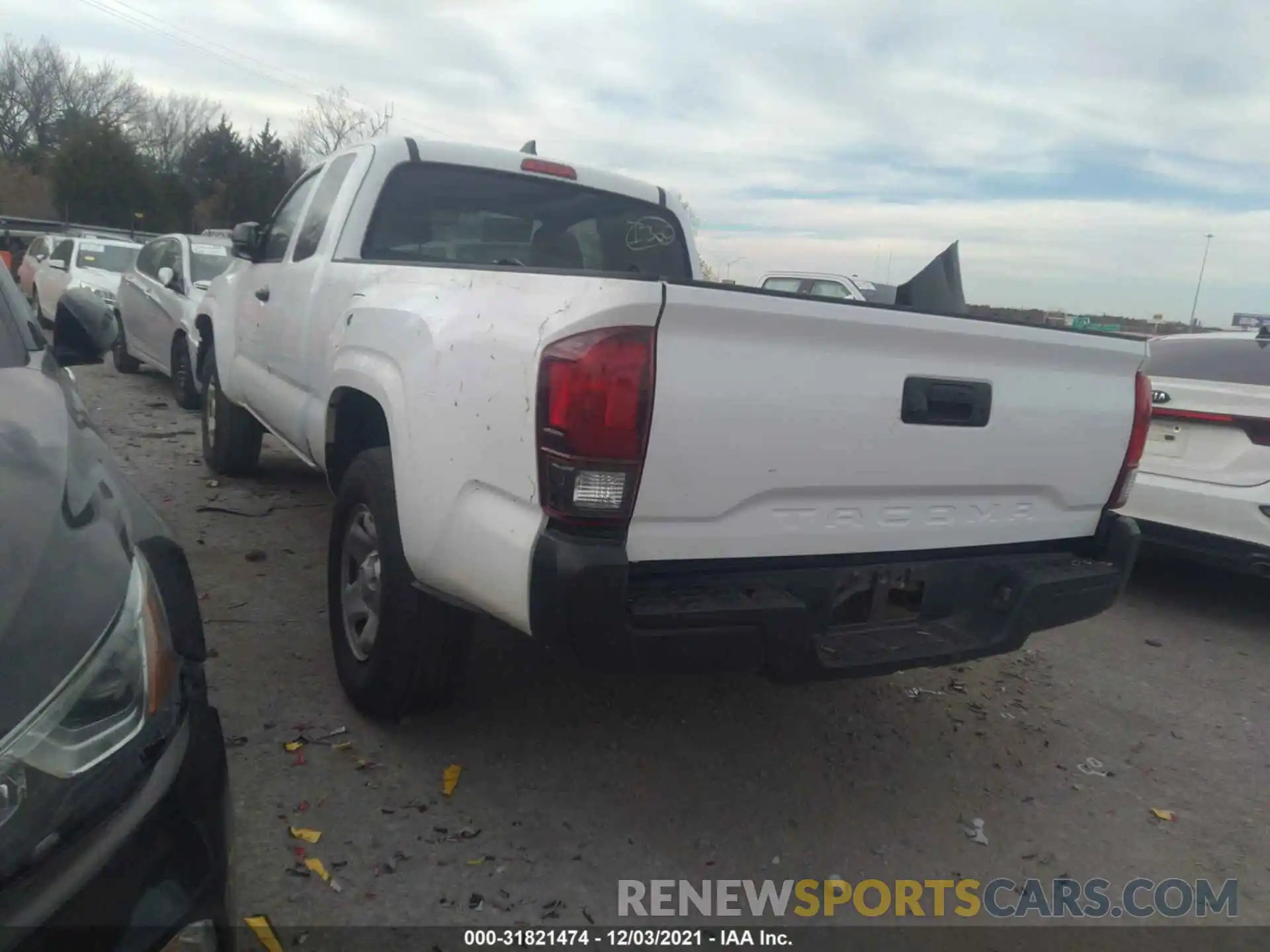 3 Photograph of a damaged car 5TFRX5GN2KX154222 TOYOTA TACOMA 2WD 2019