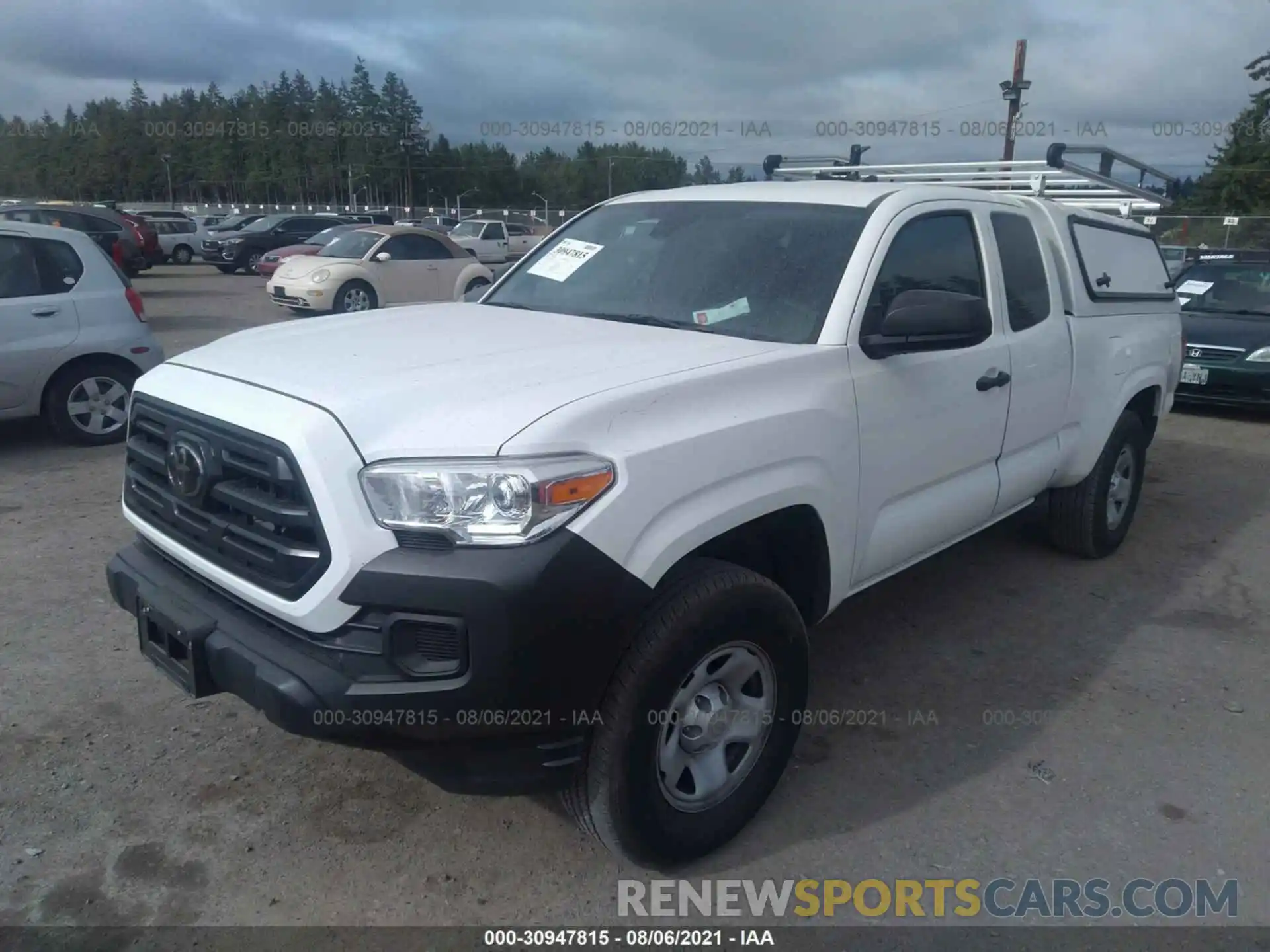 2 Photograph of a damaged car 5TFRX5GN2KX163423 TOYOTA TACOMA 2WD 2019