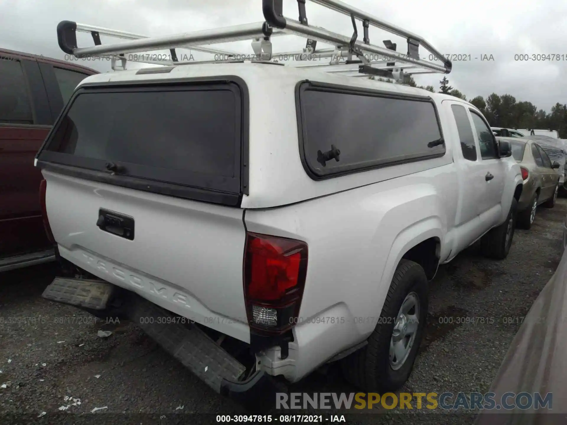 4 Photograph of a damaged car 5TFRX5GN2KX163423 TOYOTA TACOMA 2WD 2019