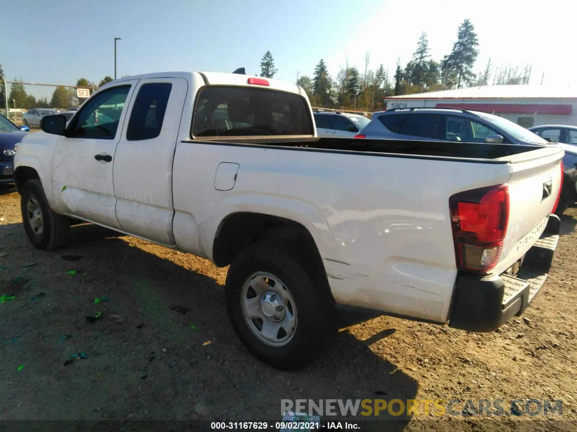 3 Photograph of a damaged car 5TFRX5GN3KX144847 TOYOTA TACOMA 2WD 2019