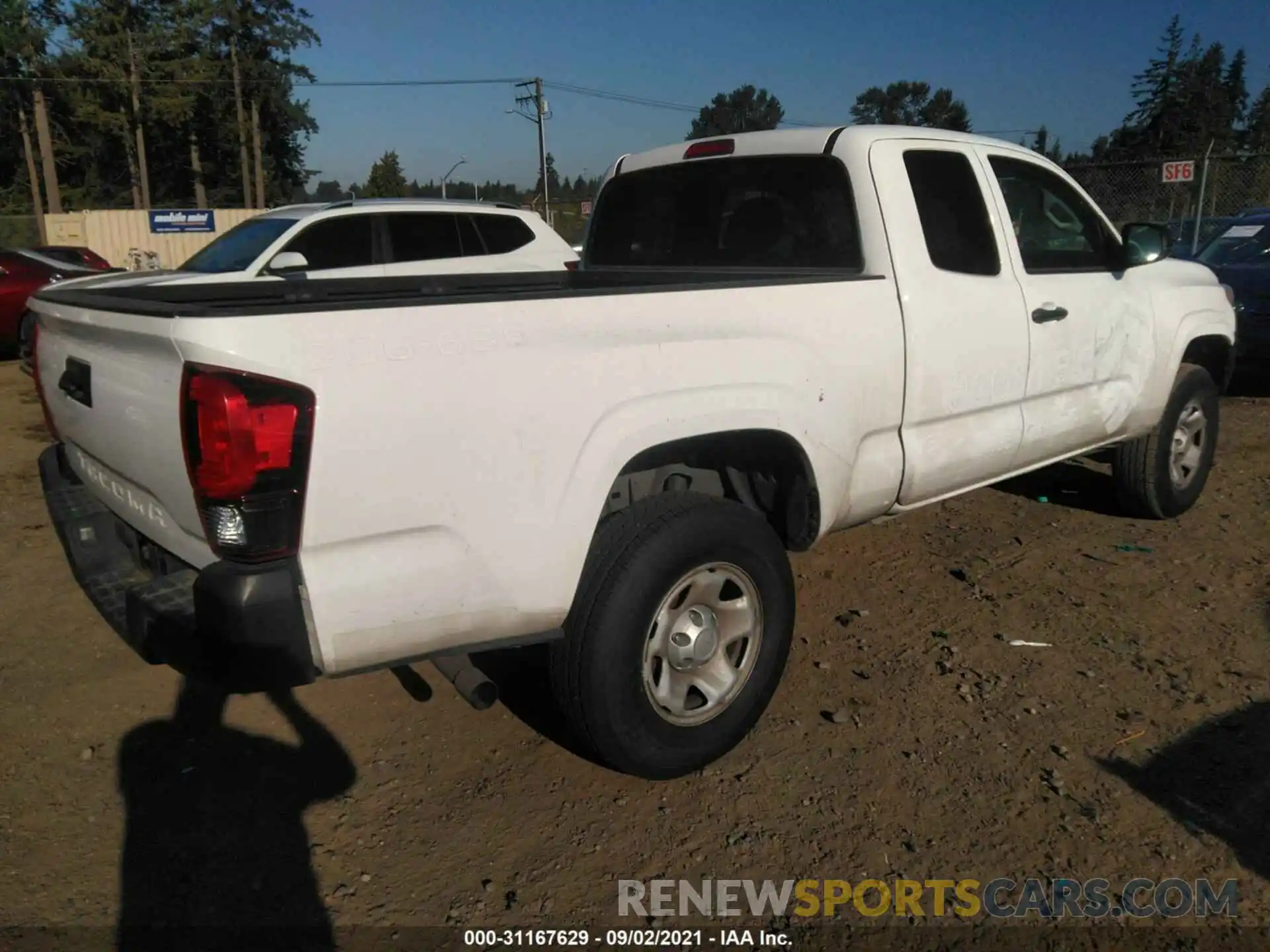 4 Фотография поврежденного автомобиля 5TFRX5GN3KX144847 TOYOTA TACOMA 2WD 2019