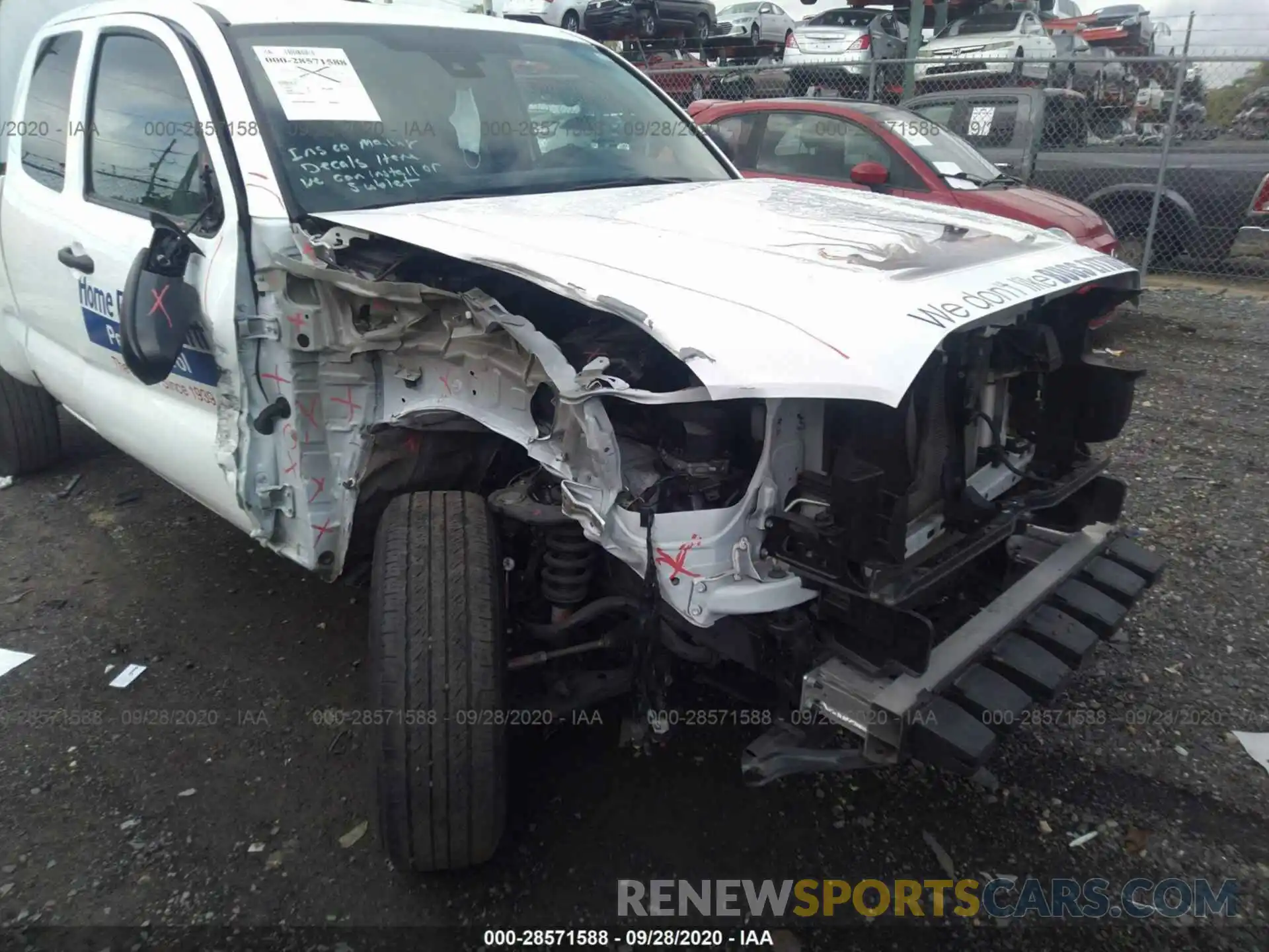 6 Photograph of a damaged car 5TFRX5GN3KX146243 TOYOTA TACOMA 2WD 2019