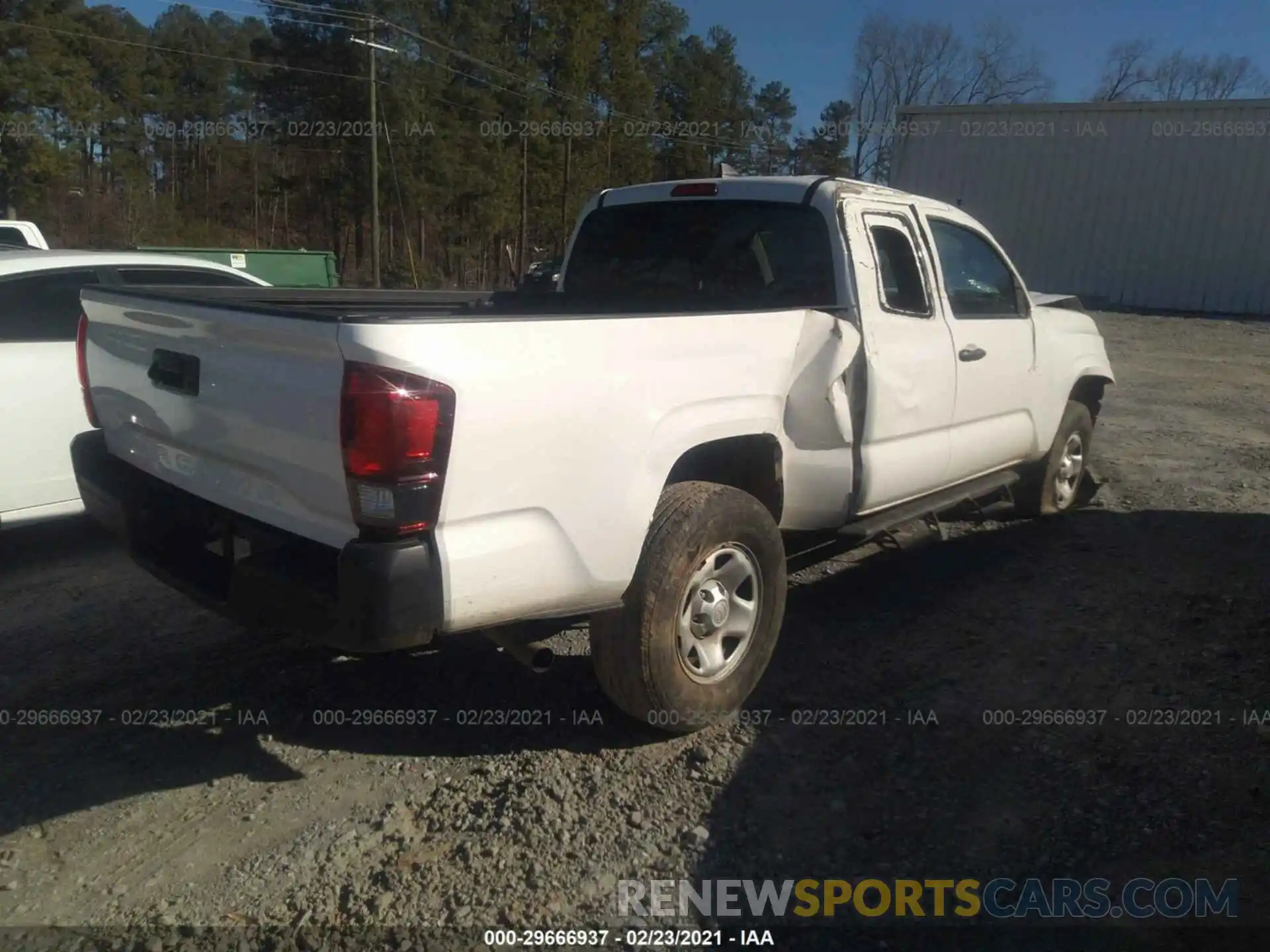 4 Photograph of a damaged car 5TFRX5GN3KX150499 TOYOTA TACOMA 2WD 2019