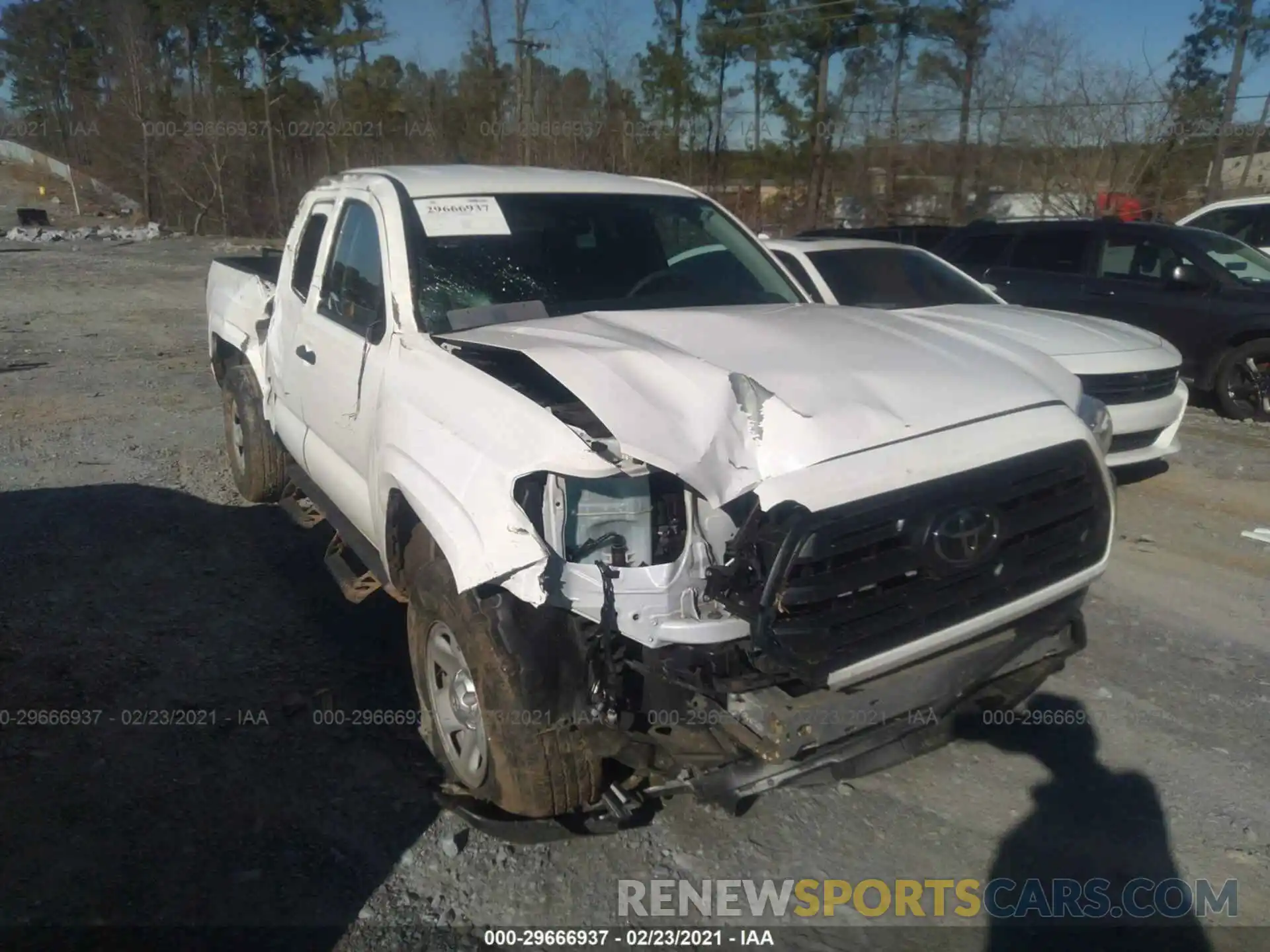 6 Photograph of a damaged car 5TFRX5GN3KX150499 TOYOTA TACOMA 2WD 2019