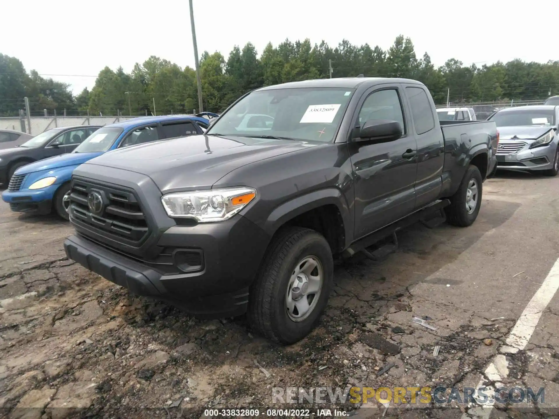 2 Photograph of a damaged car 5TFRX5GN3KX159364 TOYOTA TACOMA 2WD 2019