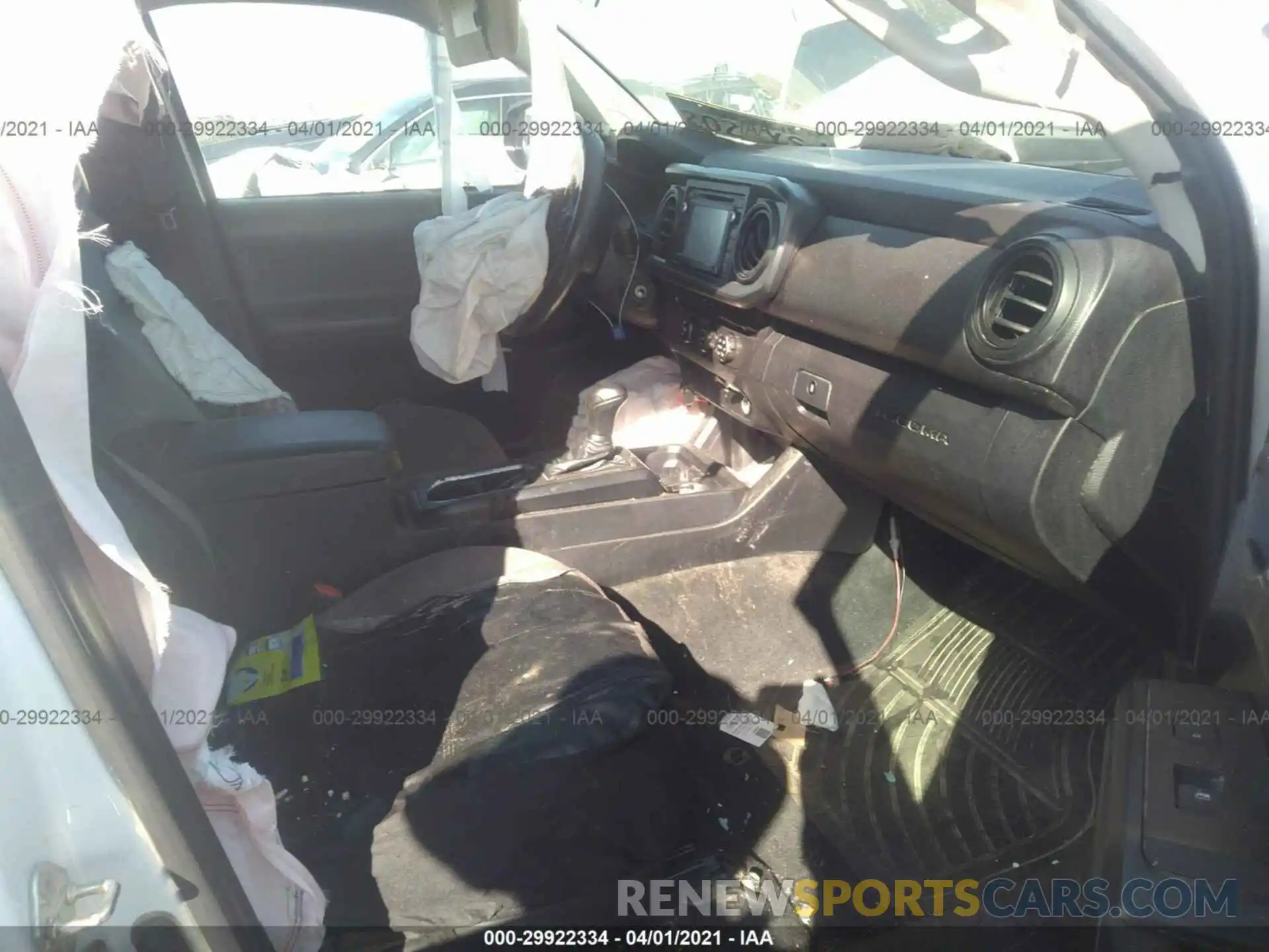 5 Фотография поврежденного автомобиля 5TFRX5GN3KX161325 TOYOTA TACOMA 2WD 2019