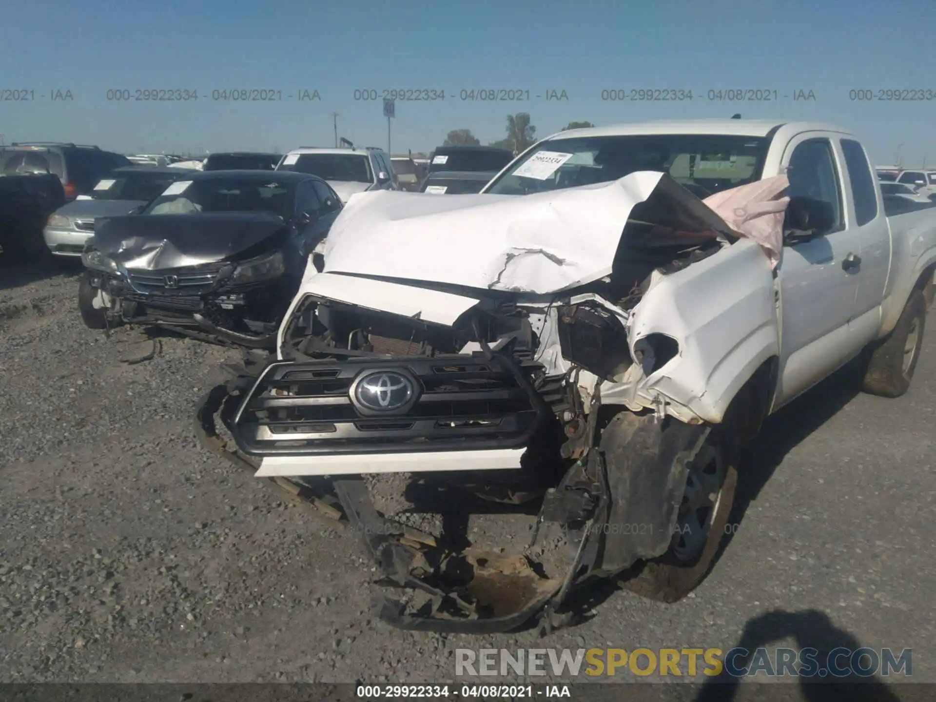 6 Photograph of a damaged car 5TFRX5GN3KX161325 TOYOTA TACOMA 2WD 2019