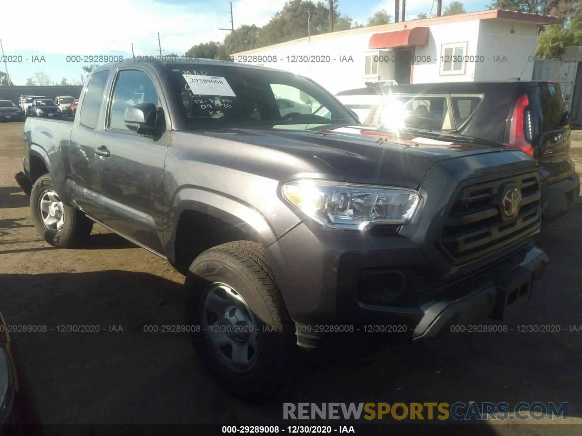 1 Photograph of a damaged car 5TFRX5GN4KX160510 TOYOTA TACOMA 2WD 2019