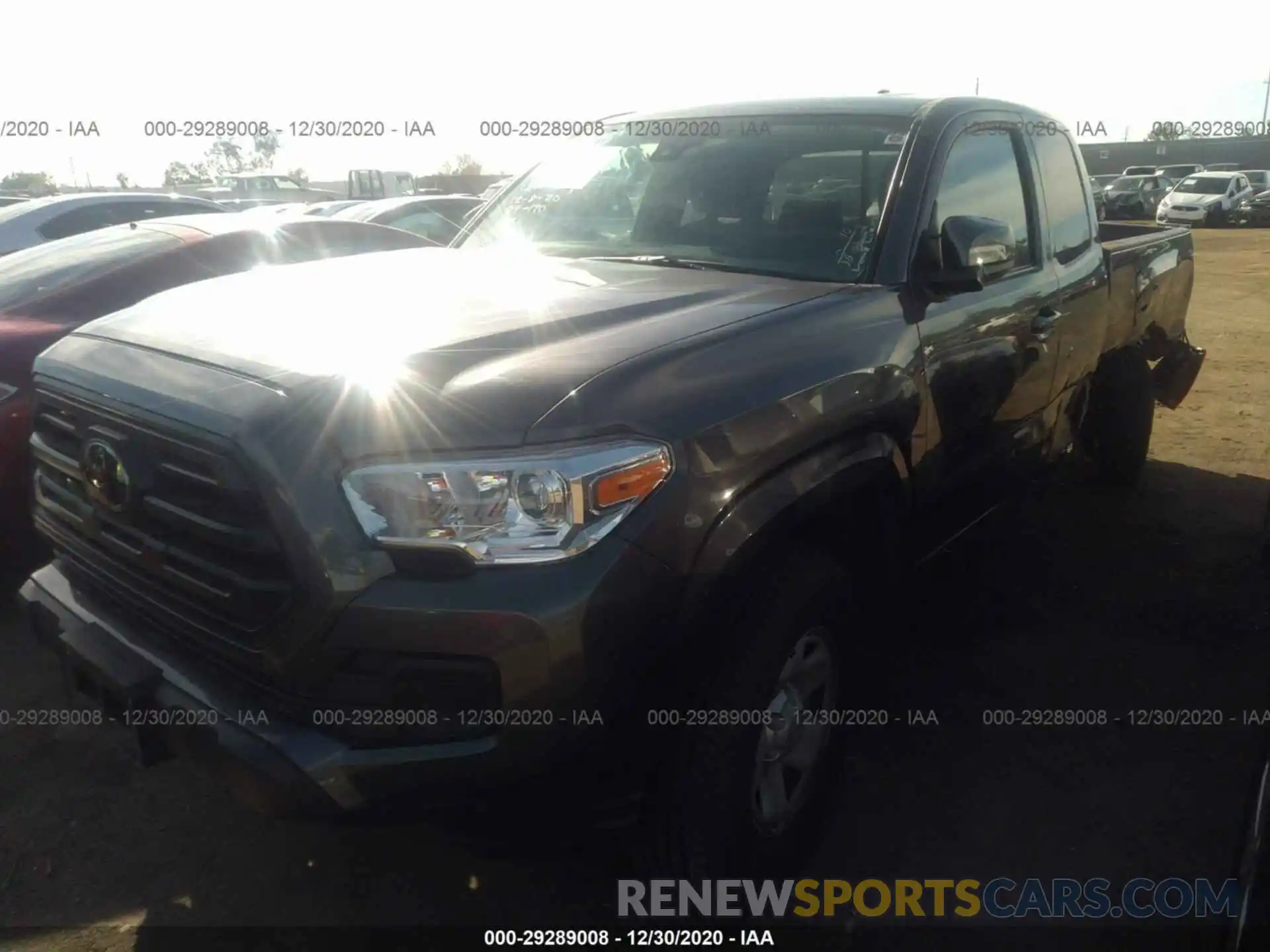 2 Photograph of a damaged car 5TFRX5GN4KX160510 TOYOTA TACOMA 2WD 2019