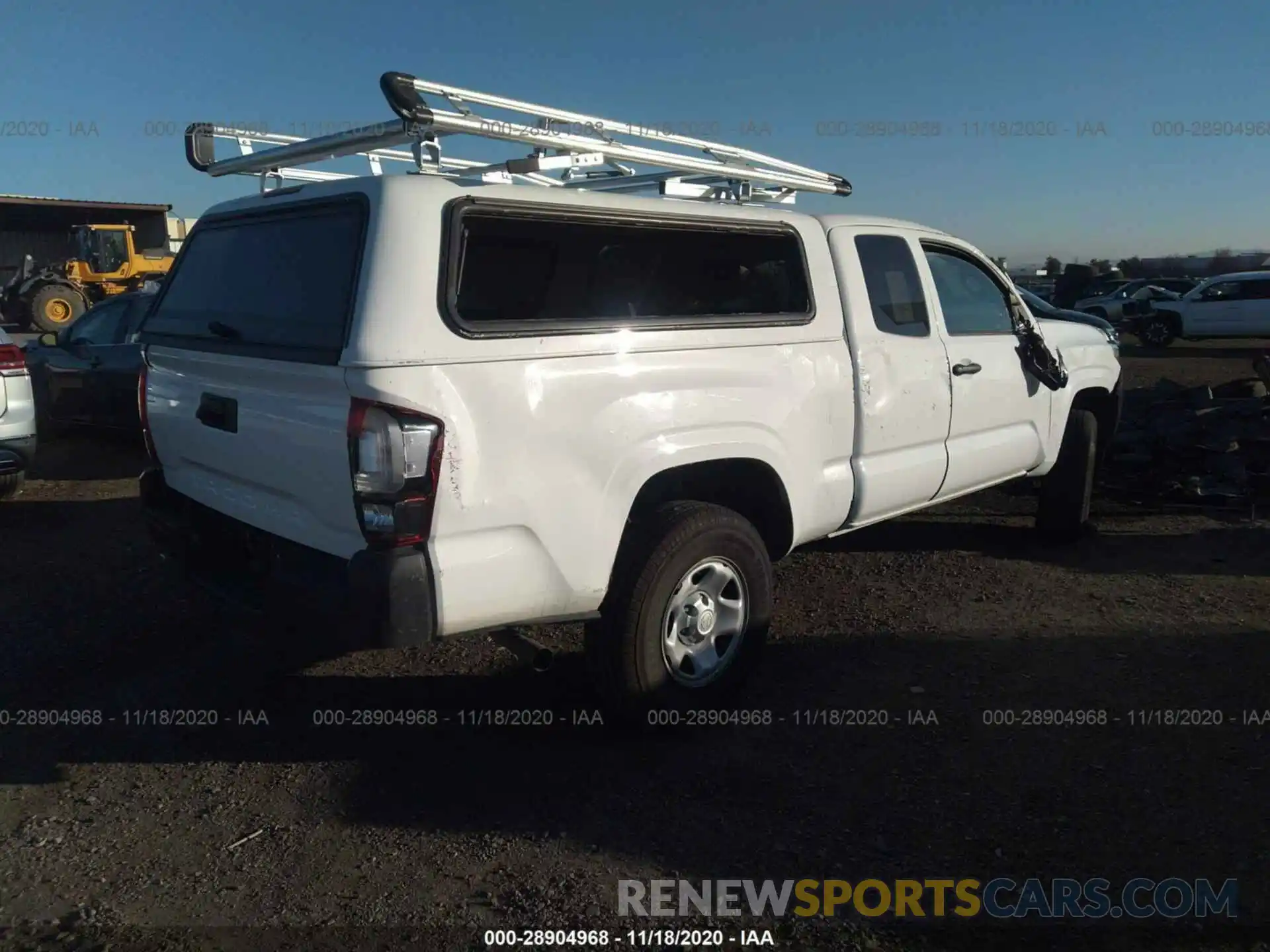 4 Photograph of a damaged car 5TFRX5GN5KX144509 TOYOTA TACOMA 2WD 2019