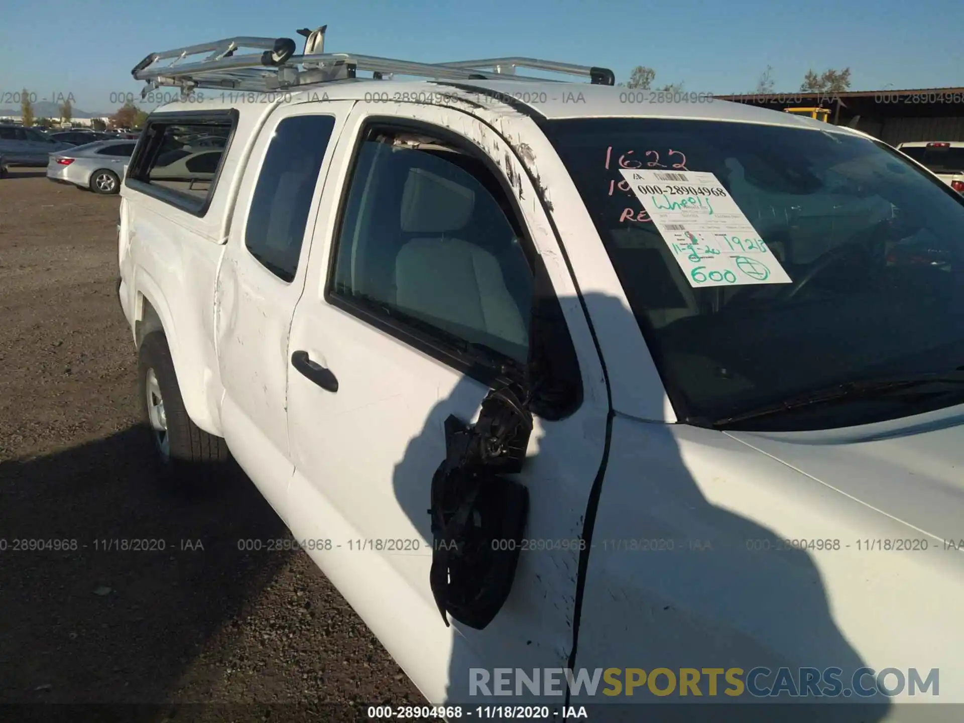 6 Photograph of a damaged car 5TFRX5GN5KX144509 TOYOTA TACOMA 2WD 2019