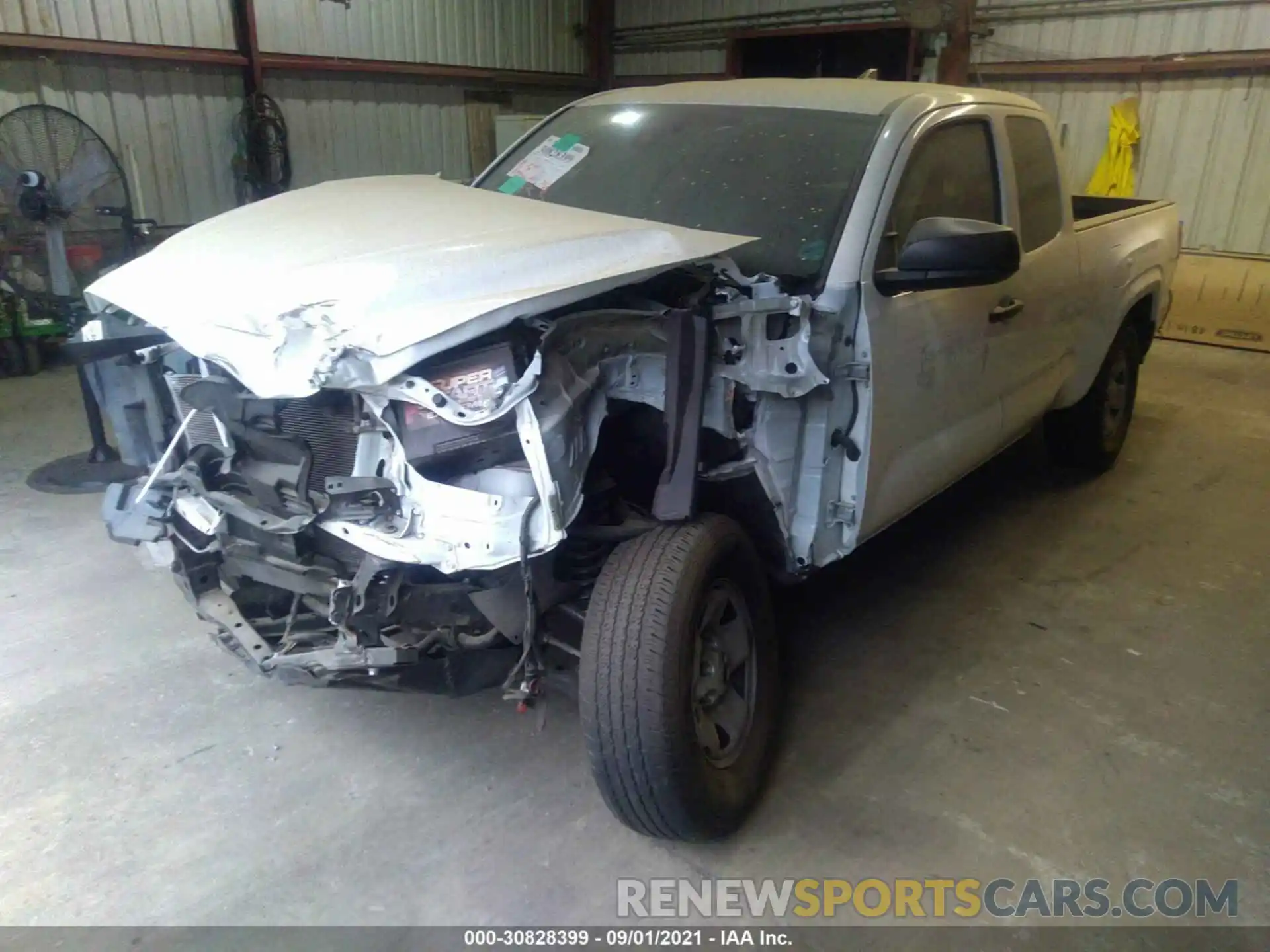 2 Photograph of a damaged car 5TFRX5GN5KX145613 TOYOTA TACOMA 2WD 2019