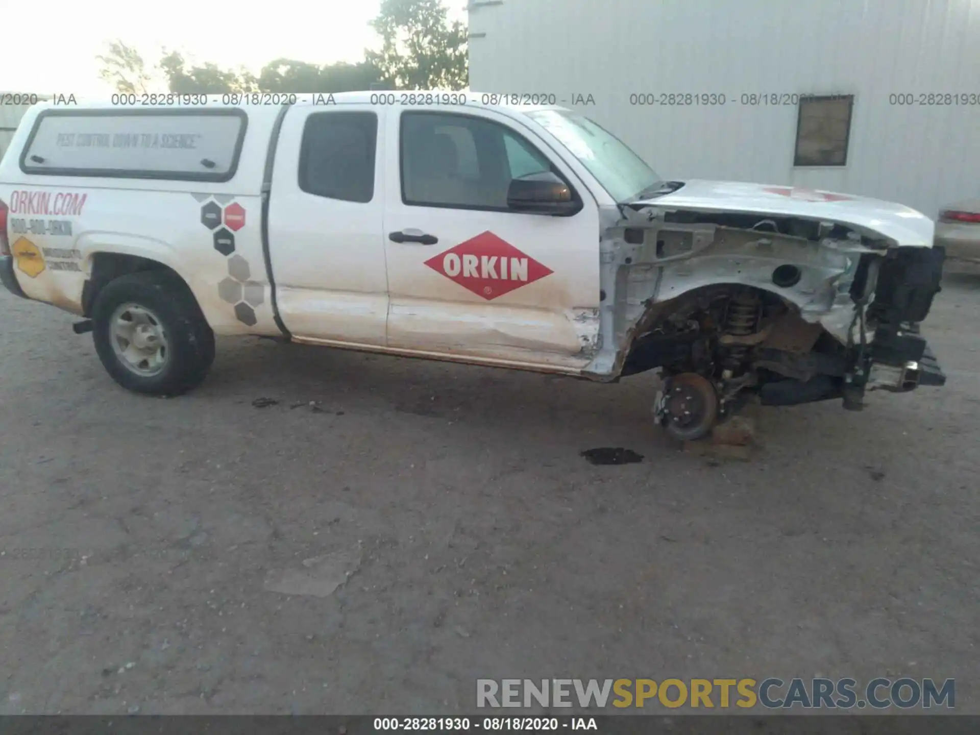 6 Photograph of a damaged car 5TFRX5GN5KX147510 TOYOTA TACOMA 2WD 2019