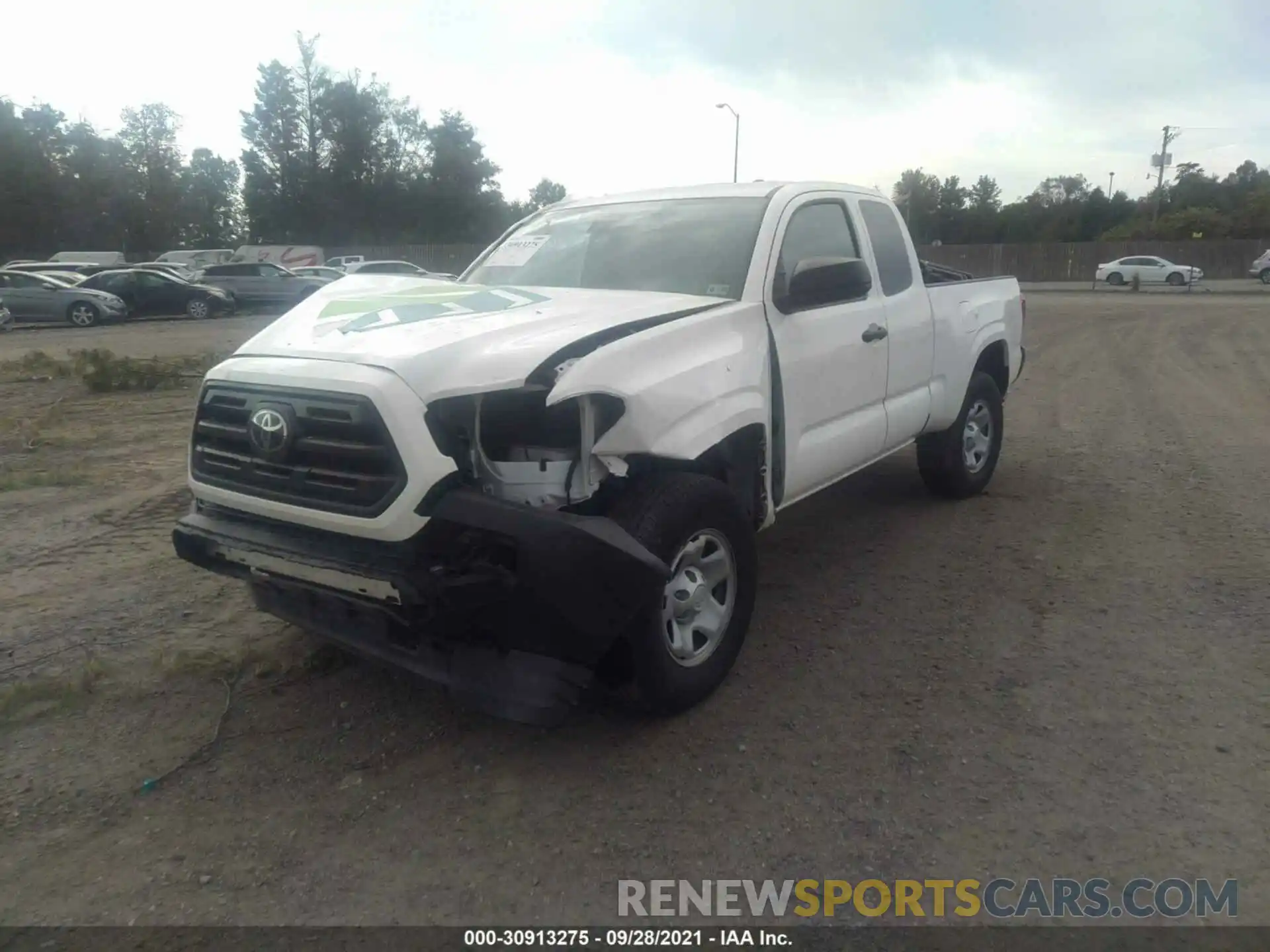 2 Photograph of a damaged car 5TFRX5GN5KX148477 TOYOTA TACOMA 2WD 2019