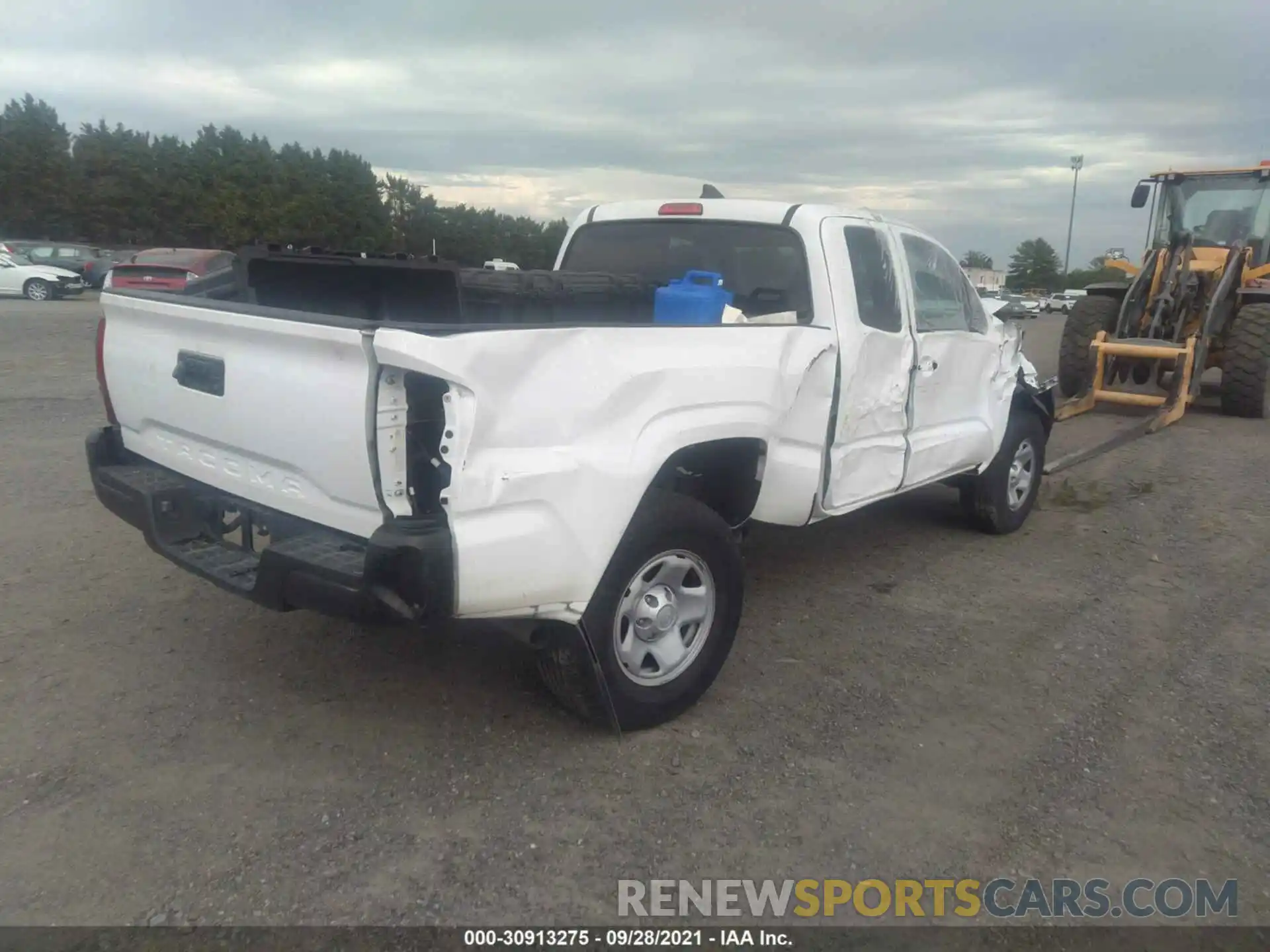 4 Photograph of a damaged car 5TFRX5GN5KX148477 TOYOTA TACOMA 2WD 2019