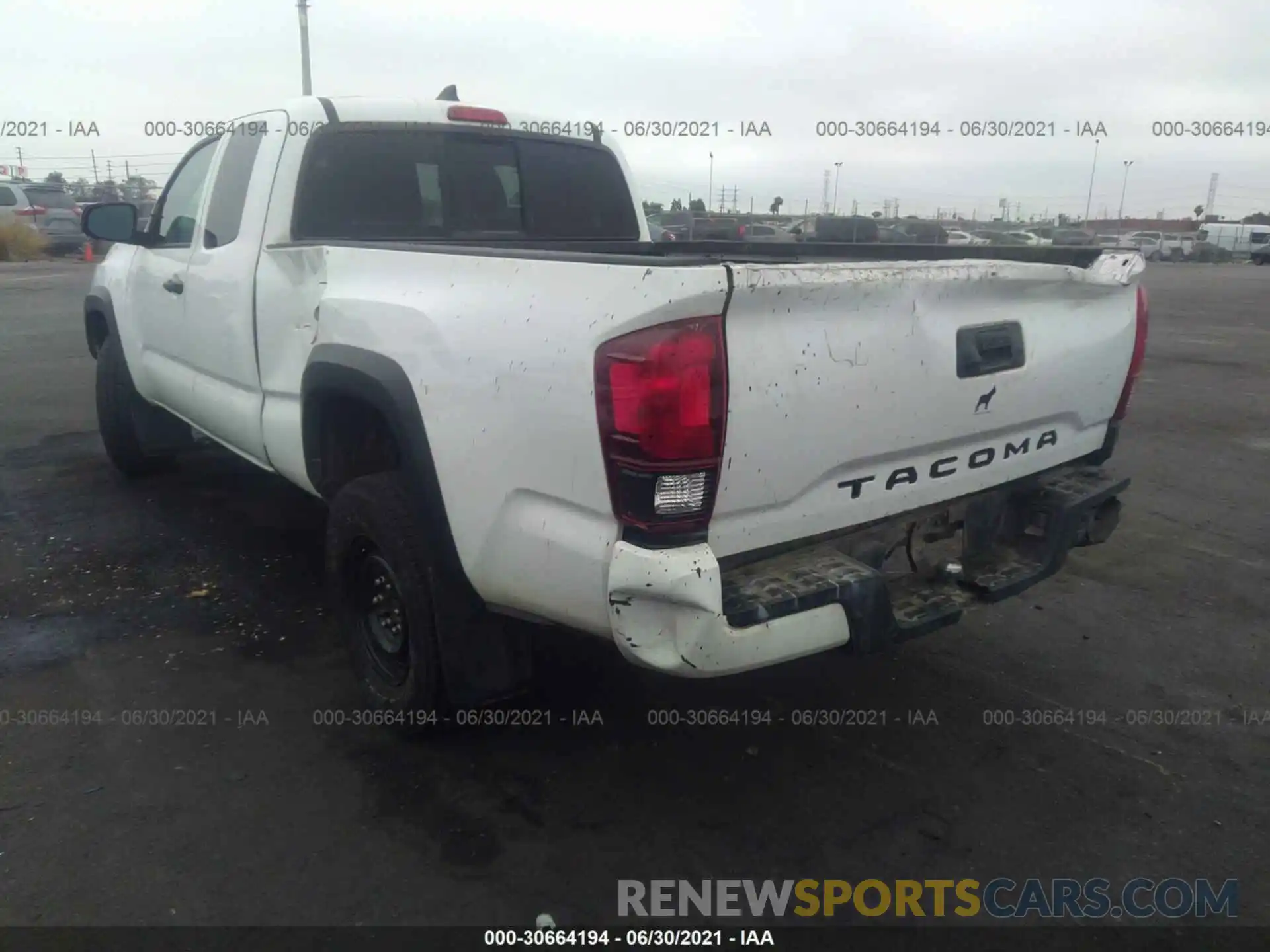 3 Photograph of a damaged car 5TFRX5GN5KX153114 TOYOTA TACOMA 2WD 2019