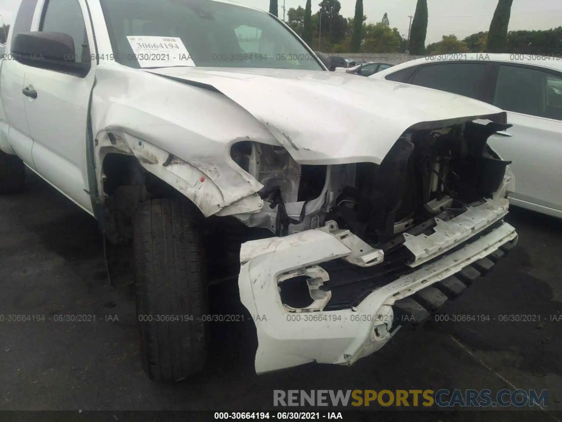 6 Photograph of a damaged car 5TFRX5GN5KX153114 TOYOTA TACOMA 2WD 2019