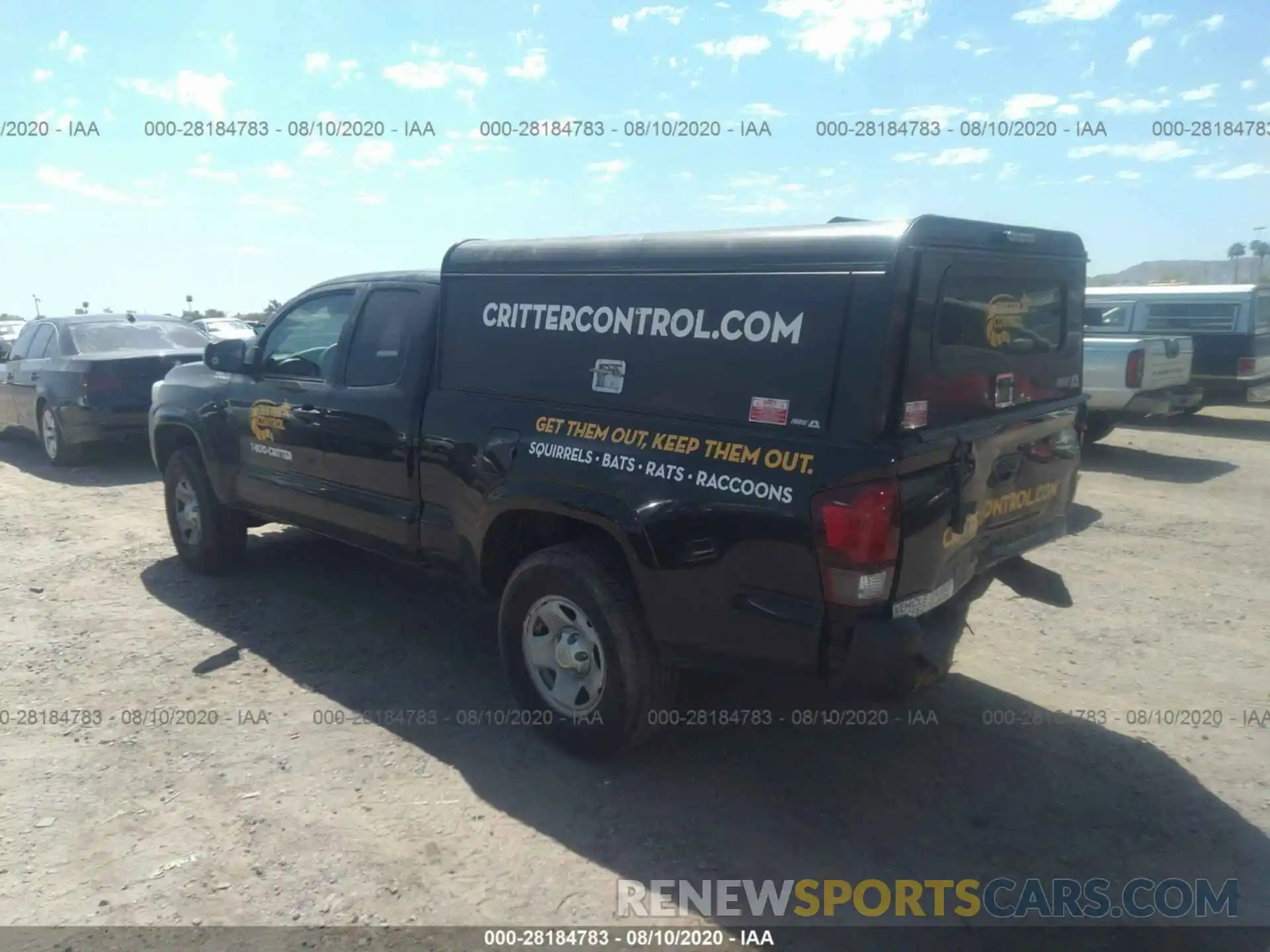 3 Photograph of a damaged car 5TFRX5GN5KX154862 TOYOTA TACOMA 2WD 2019