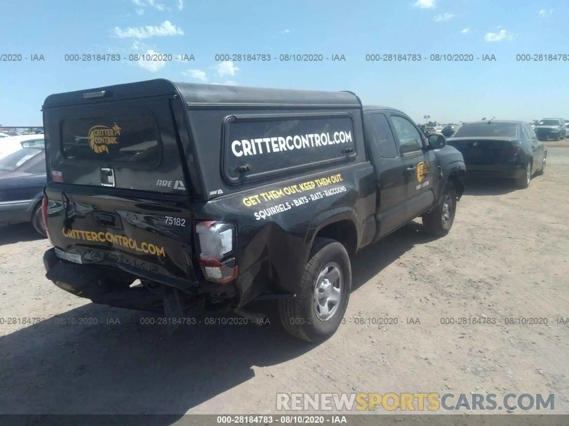 4 Photograph of a damaged car 5TFRX5GN5KX154862 TOYOTA TACOMA 2WD 2019