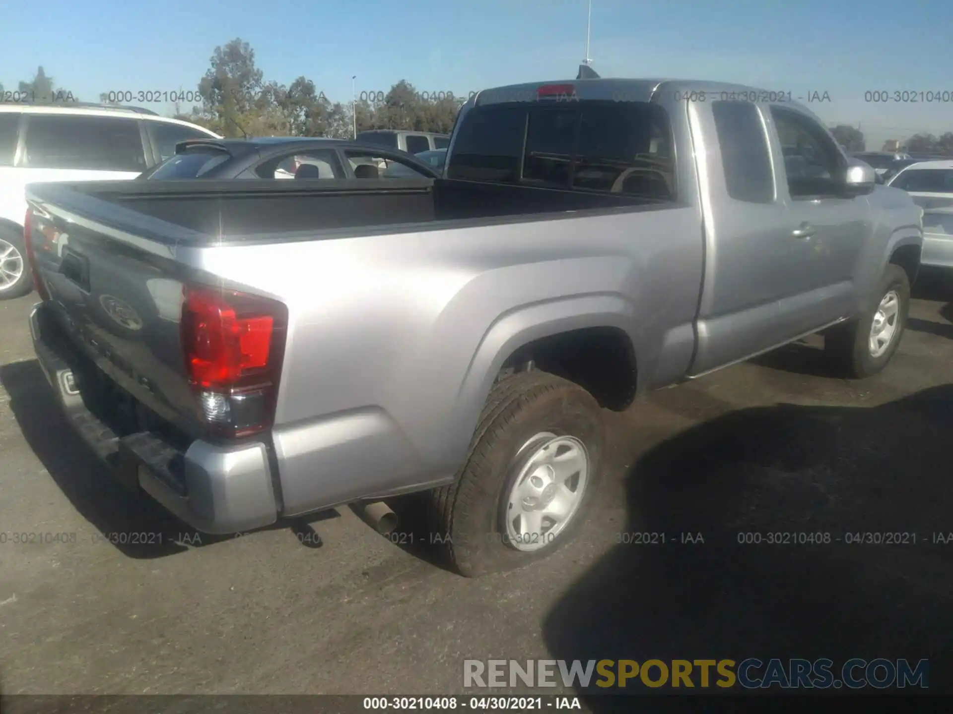 4 Photograph of a damaged car 5TFRX5GN5KX156319 TOYOTA TACOMA 2WD 2019