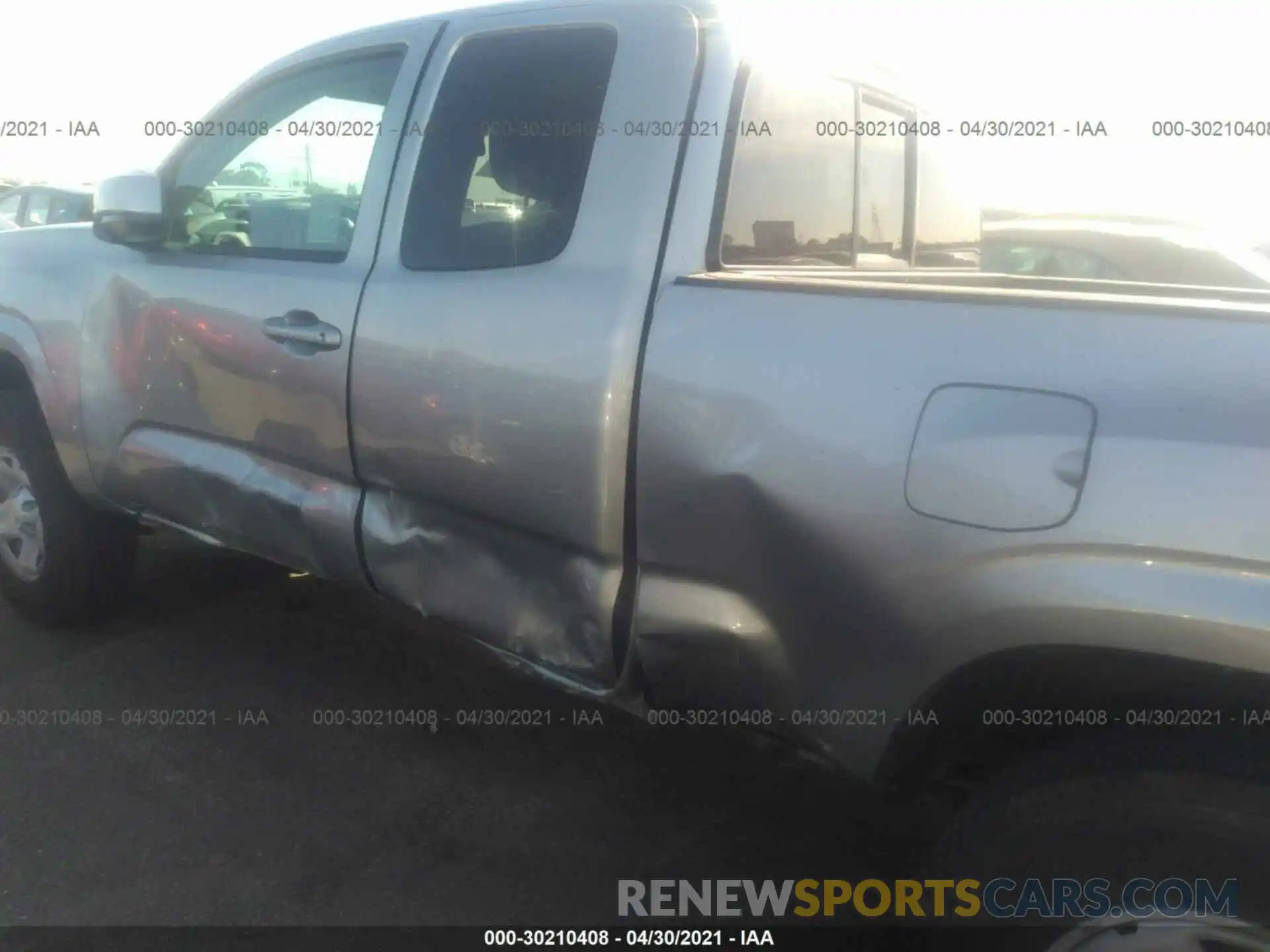 6 Photograph of a damaged car 5TFRX5GN5KX156319 TOYOTA TACOMA 2WD 2019