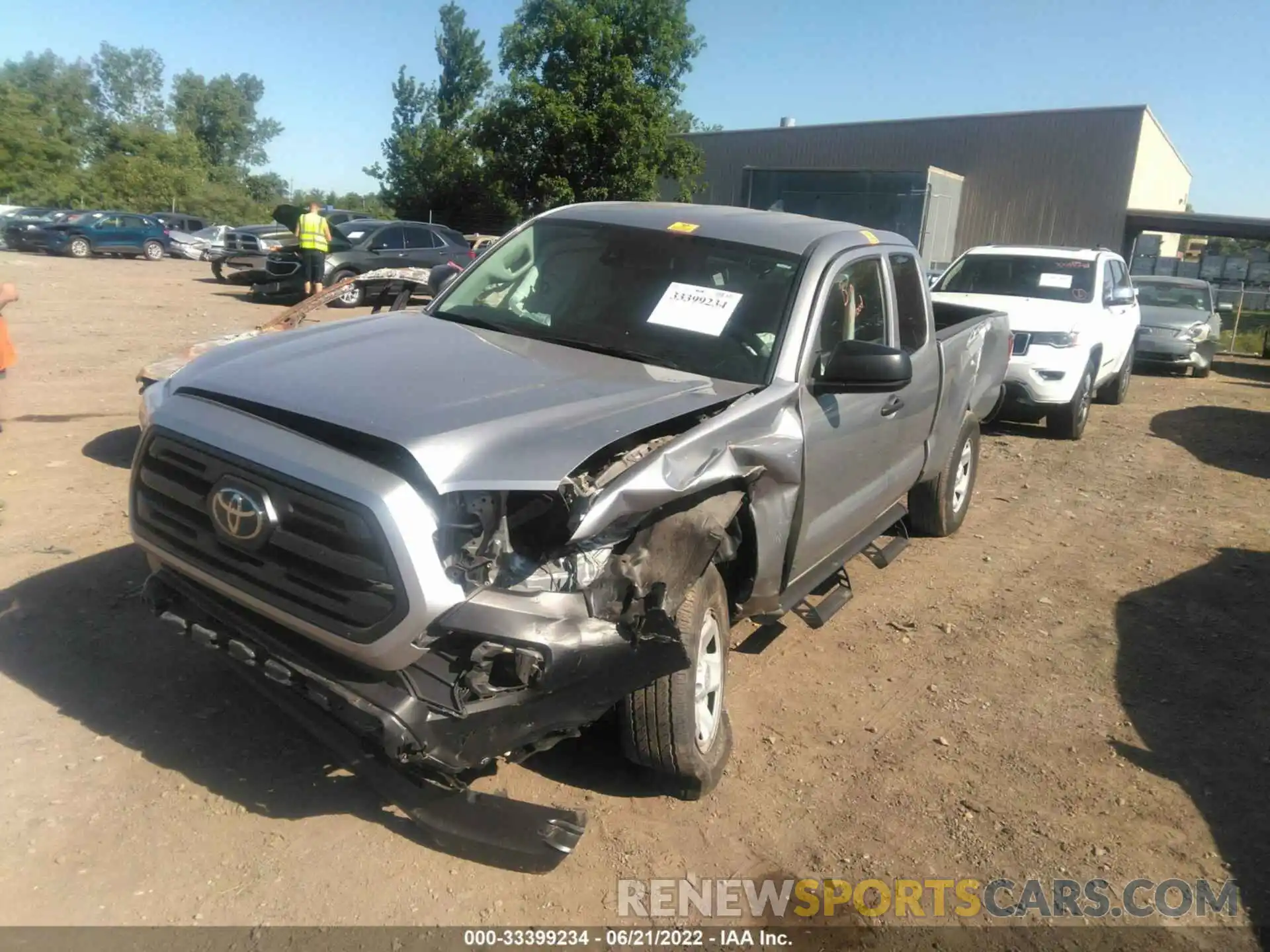 6 Photograph of a damaged car 5TFRX5GN5KX162802 TOYOTA TACOMA 2WD 2019