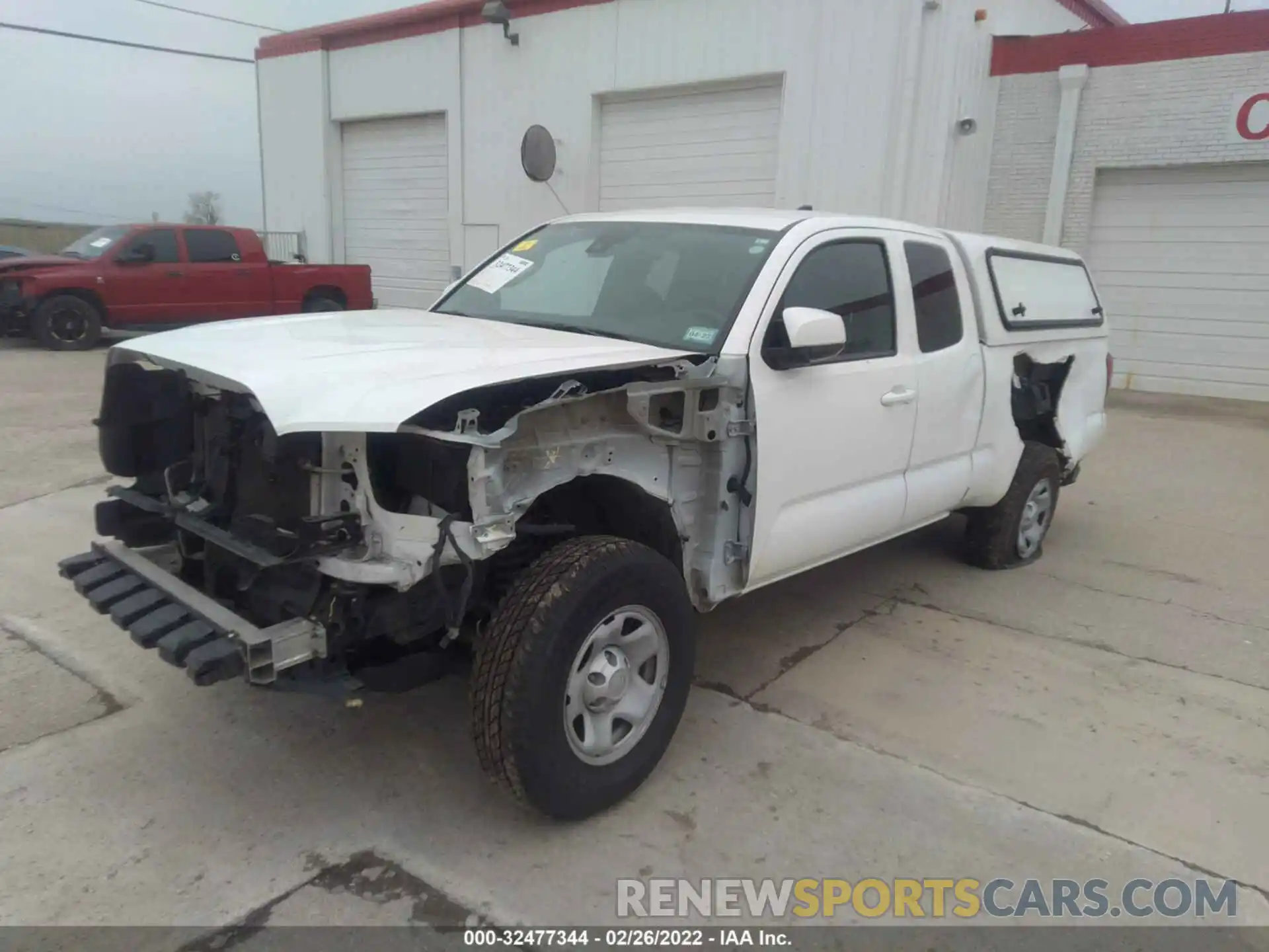 2 Photograph of a damaged car 5TFRX5GN6KX147659 TOYOTA TACOMA 2WD 2019