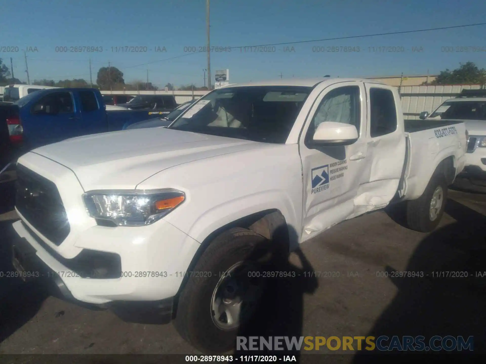 2 Фотография поврежденного автомобиля 5TFRX5GN6KX147838 TOYOTA TACOMA 2WD 2019