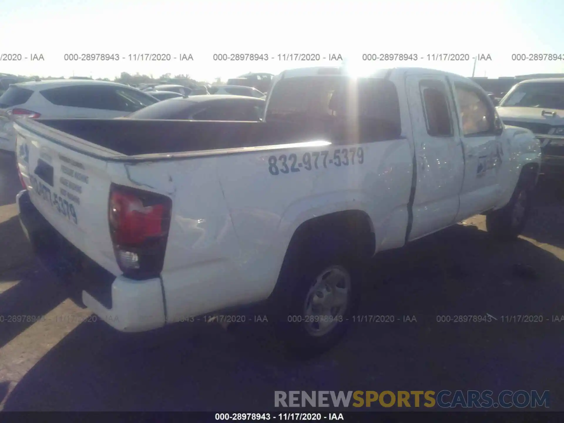 4 Photograph of a damaged car 5TFRX5GN6KX147838 TOYOTA TACOMA 2WD 2019