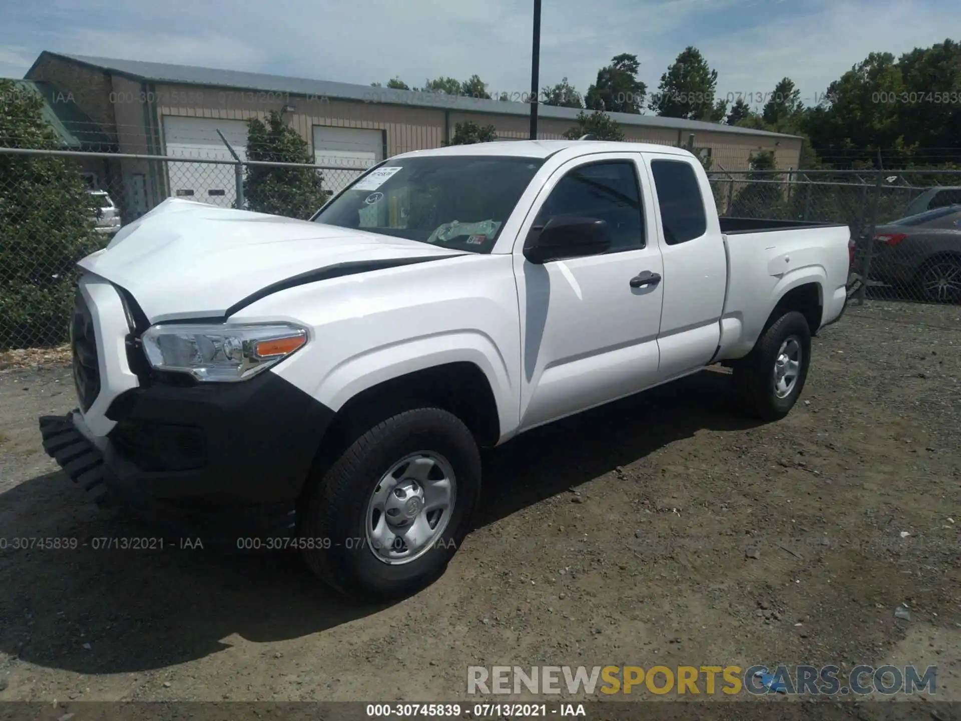 2 Фотография поврежденного автомобиля 5TFRX5GN6KX161223 TOYOTA TACOMA 2WD 2019