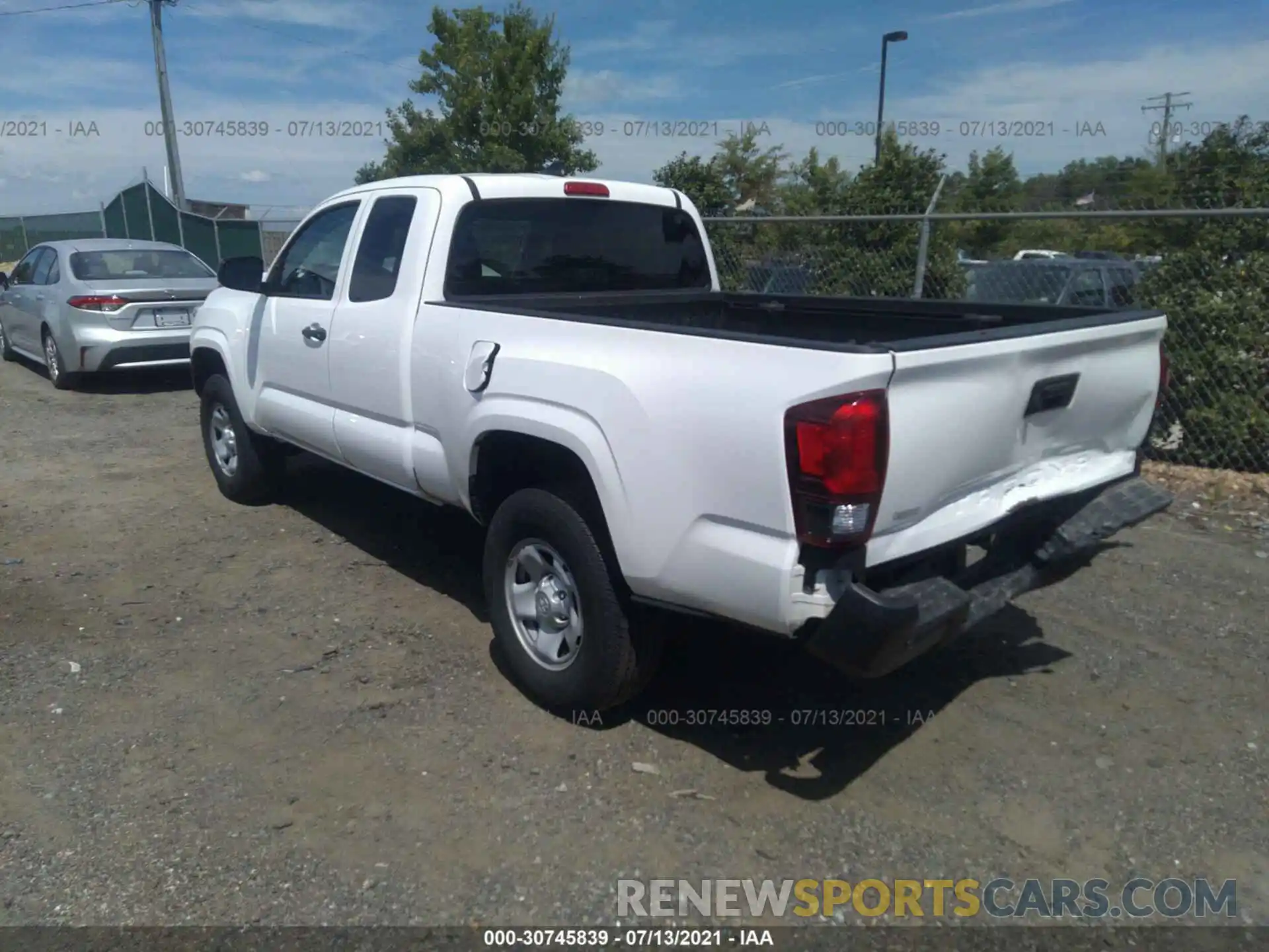 3 Фотография поврежденного автомобиля 5TFRX5GN6KX161223 TOYOTA TACOMA 2WD 2019