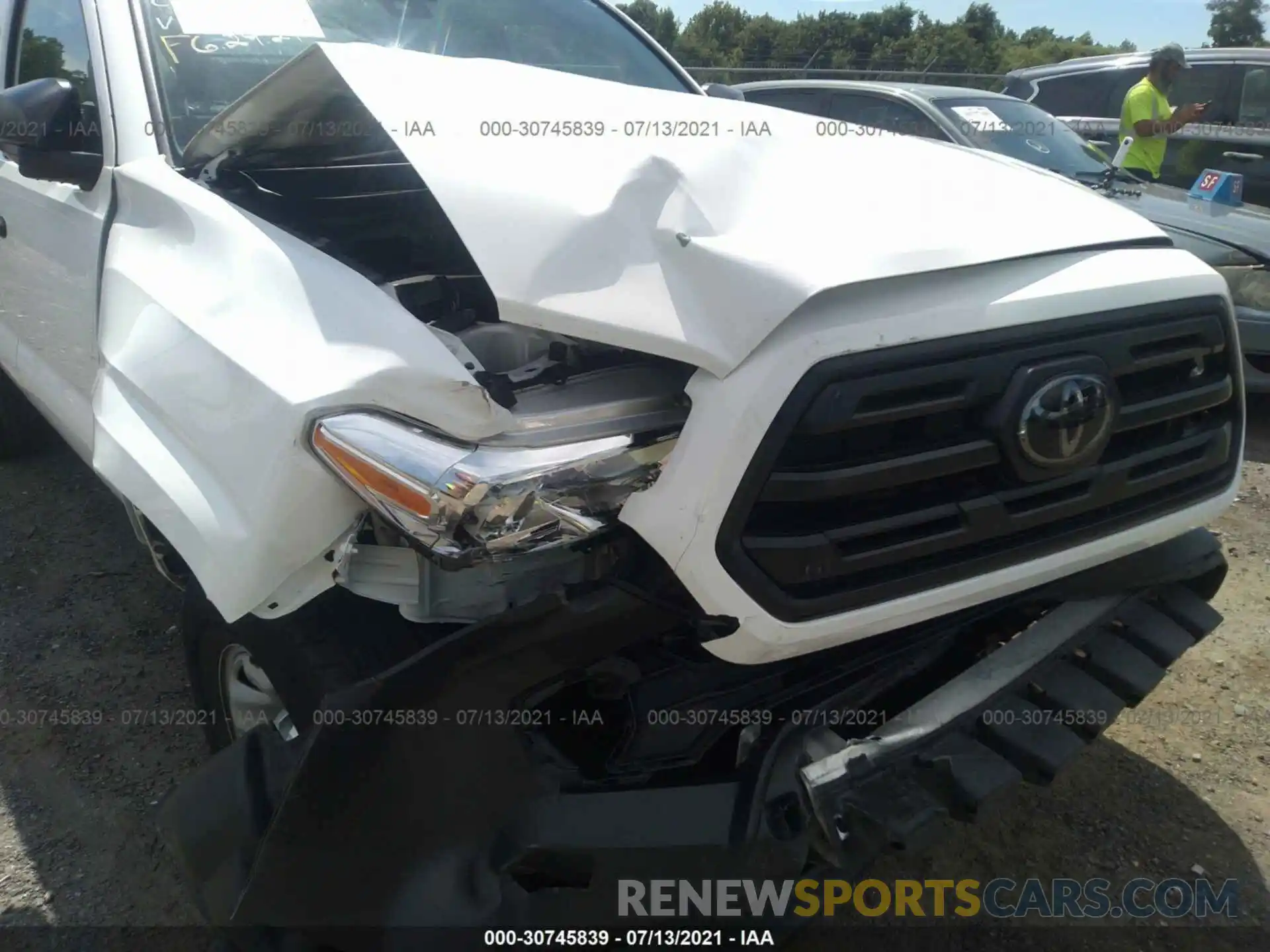 6 Photograph of a damaged car 5TFRX5GN6KX161223 TOYOTA TACOMA 2WD 2019